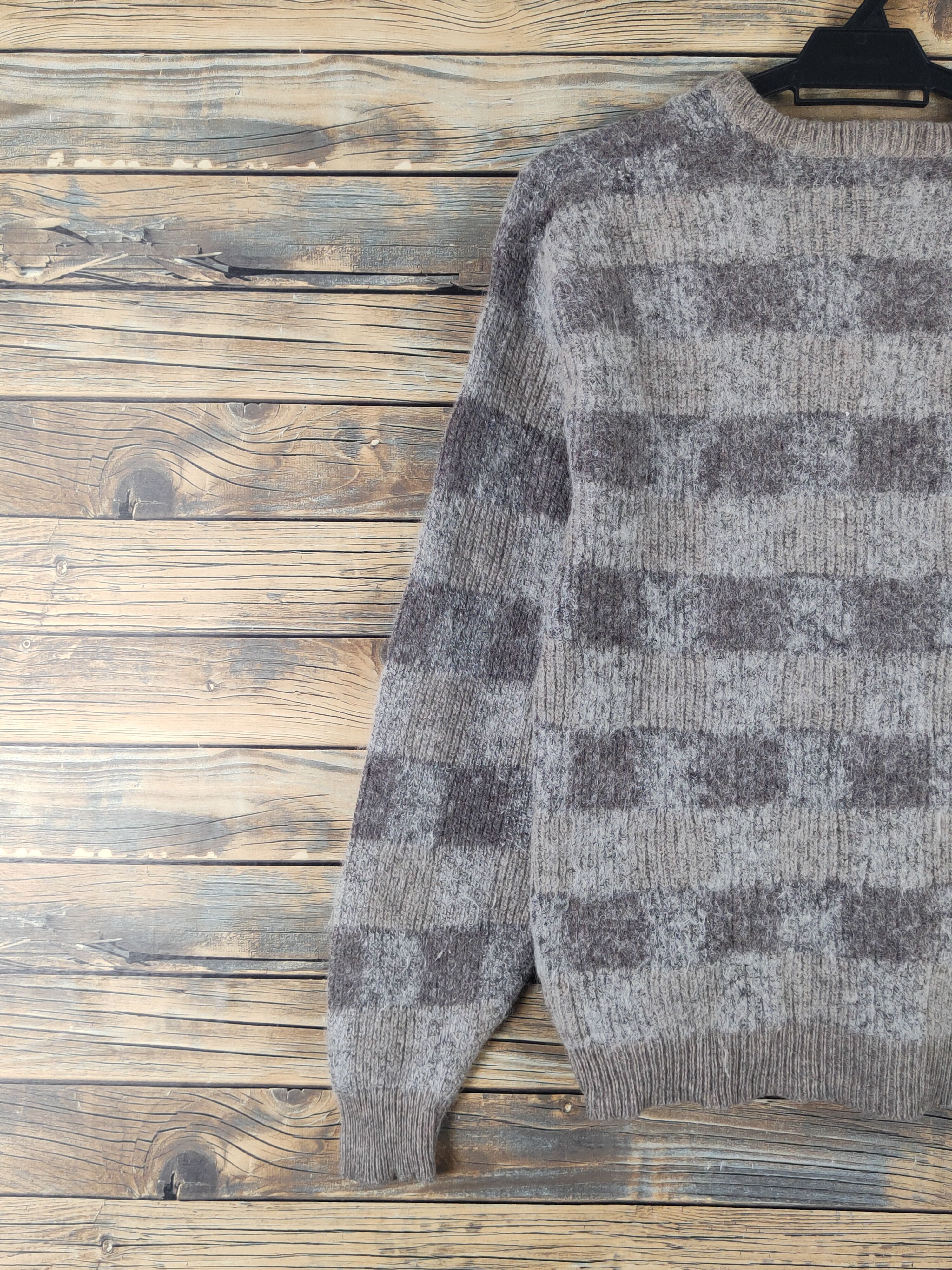 Vintage Male Voices vintage Brown Wool Knitwear Sweatshirts #W1775 Size US S / EU 44-46 / 1 - 8 Thumbnail