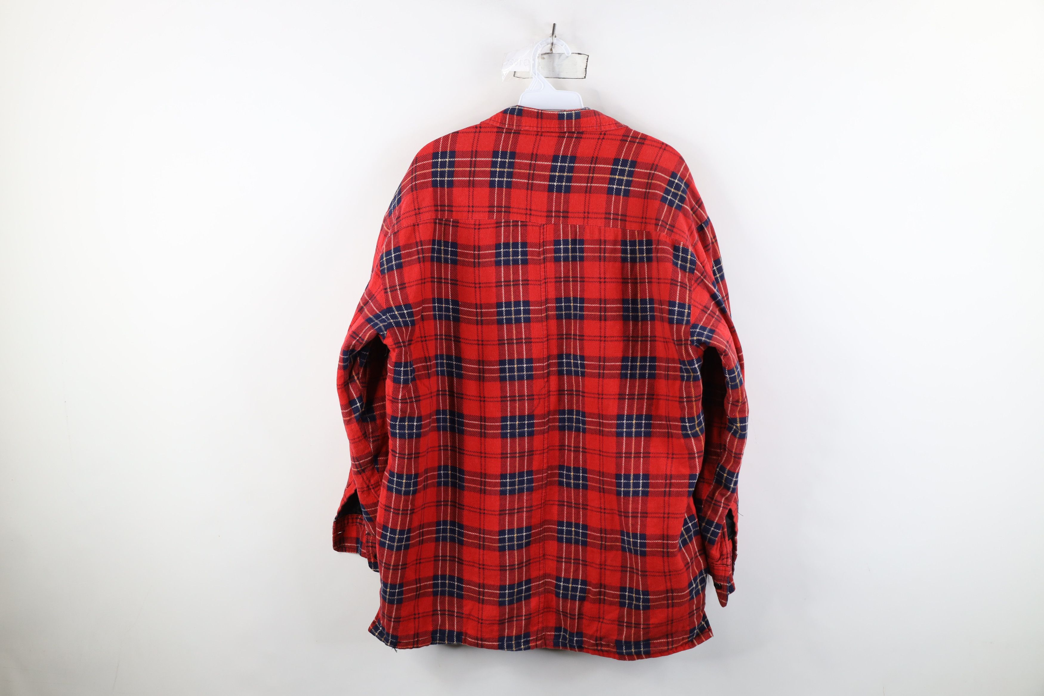 Vintage Vintage 70s 80s Streetwear Flannel Button Shirt Jacket Size US XL / EU 56 / 4 - 12 Thumbnail