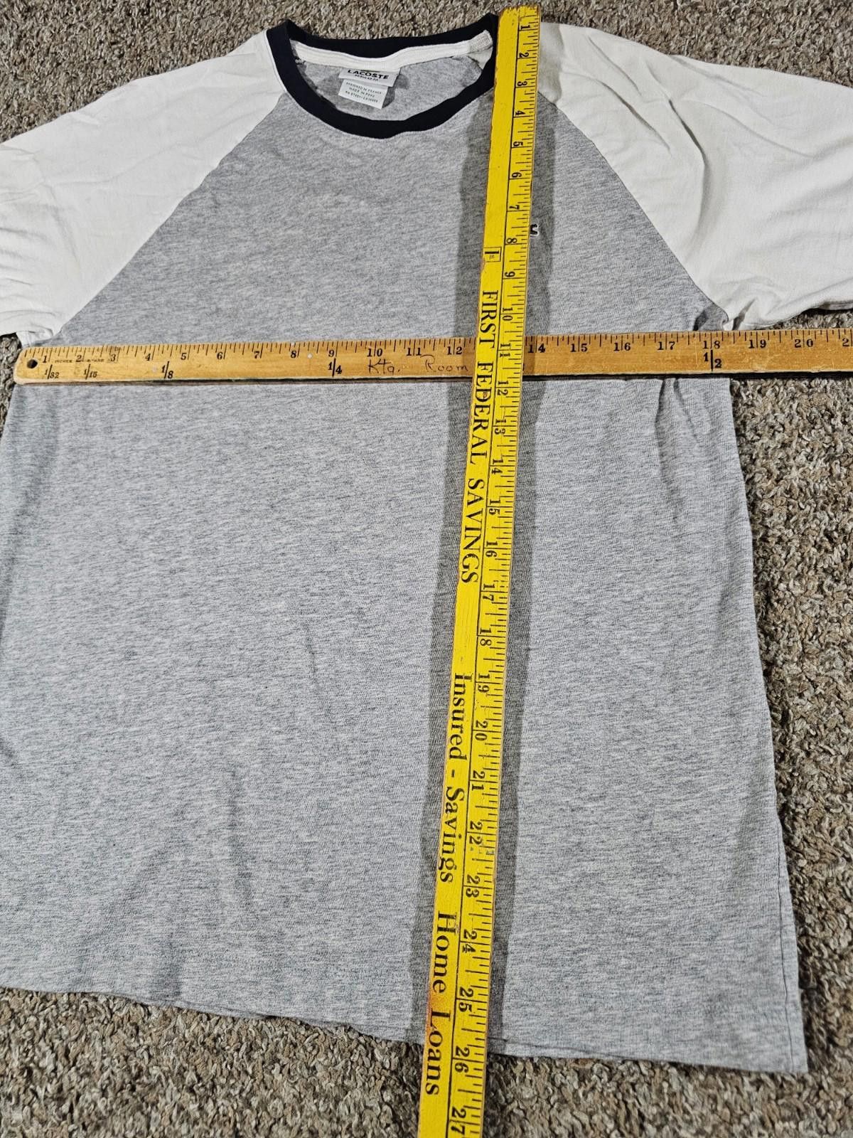 Lacoste Lacoste Sz 3 Regular Fit Tshirt Size US M / EU 48-50 / 2 - 4 Thumbnail