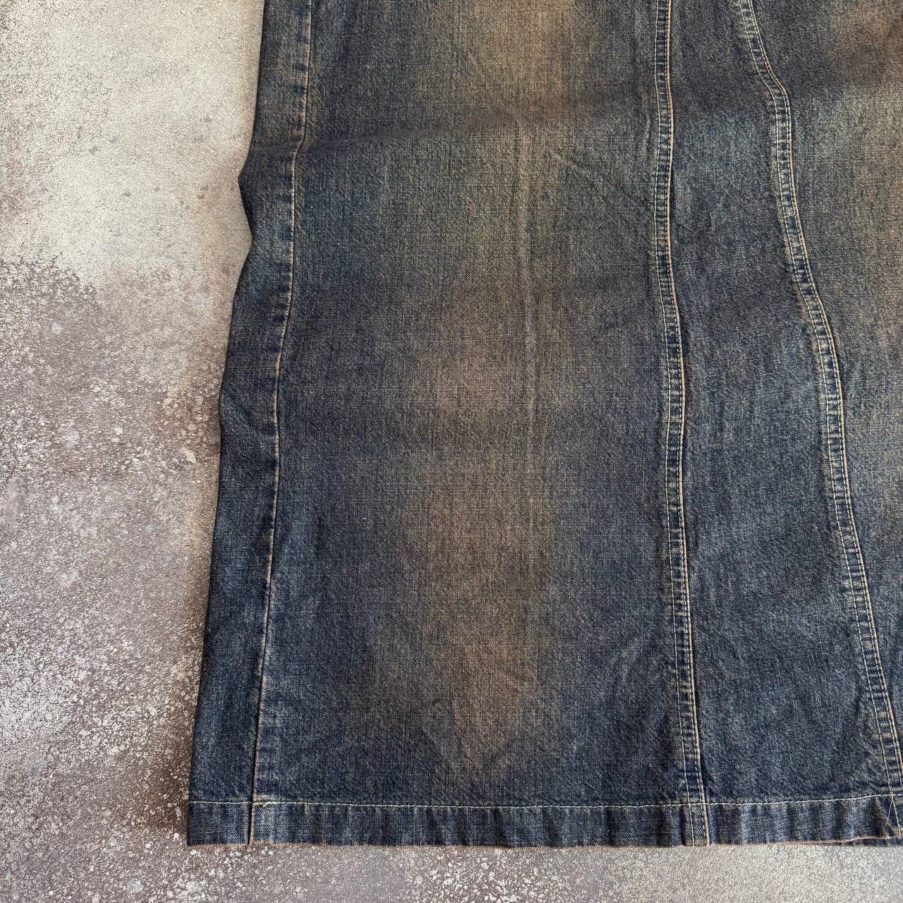 20471120 × If Six Was Nine Amazing Y2K Washed Denim Midi Skirt Size 27" / US 4 / IT 40 - 8 Thumbnail