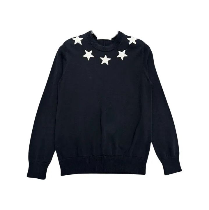 Givenchy Givenchy Men's Star Embroidery Knit Sweater Size US S / EU 44-46 / 1 - 1 Thumbnail