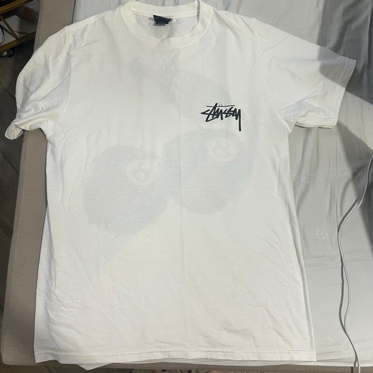 Stussy × Vintage Stussy Cherries Tee in White Size US S / EU 44-46 / 1 - 2 Thumbnail