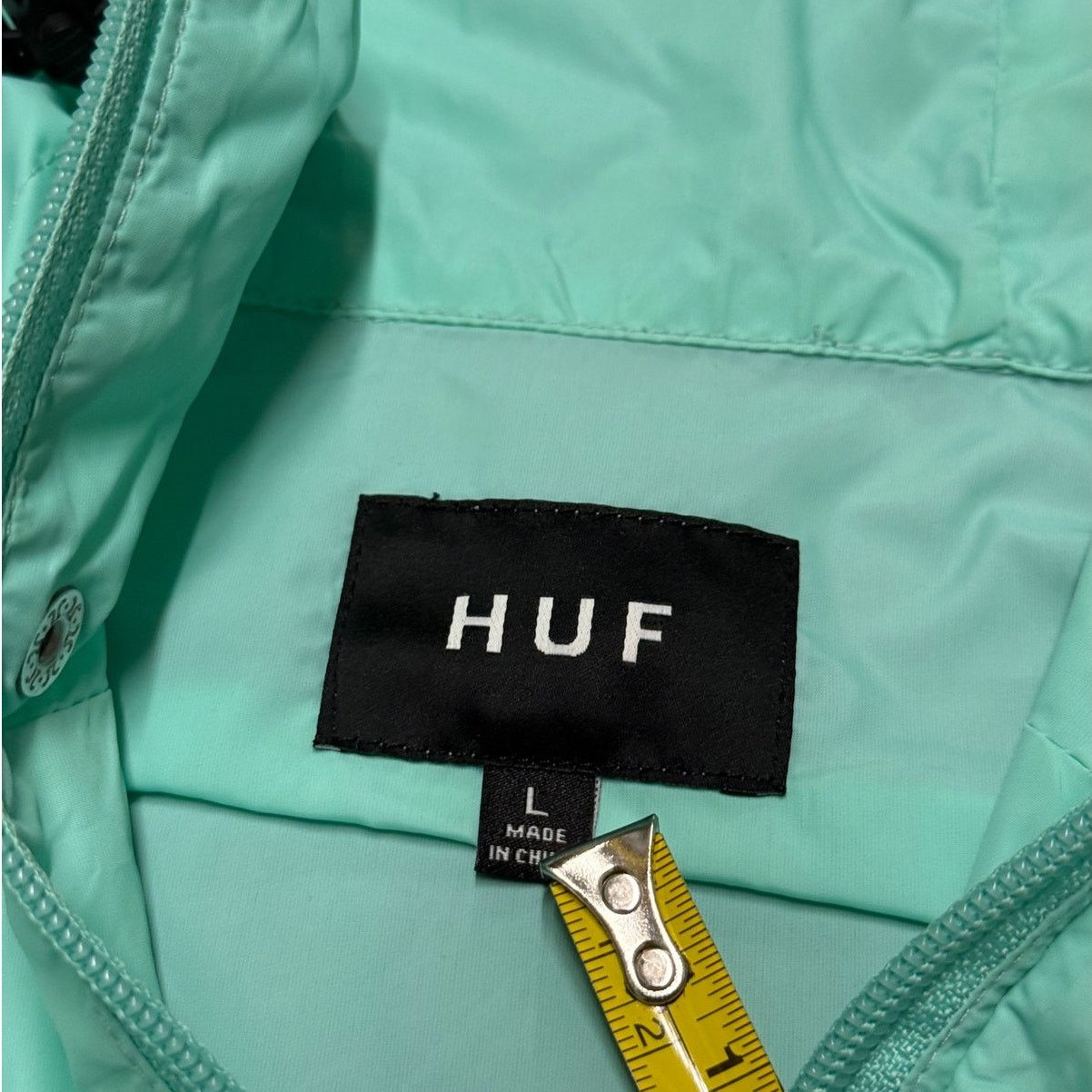 Thrasher HUF x Thrasher Mint Windbreaker Pullover Jacket Size US L / EU 52-54 / 3 - 5 Thumbnail
