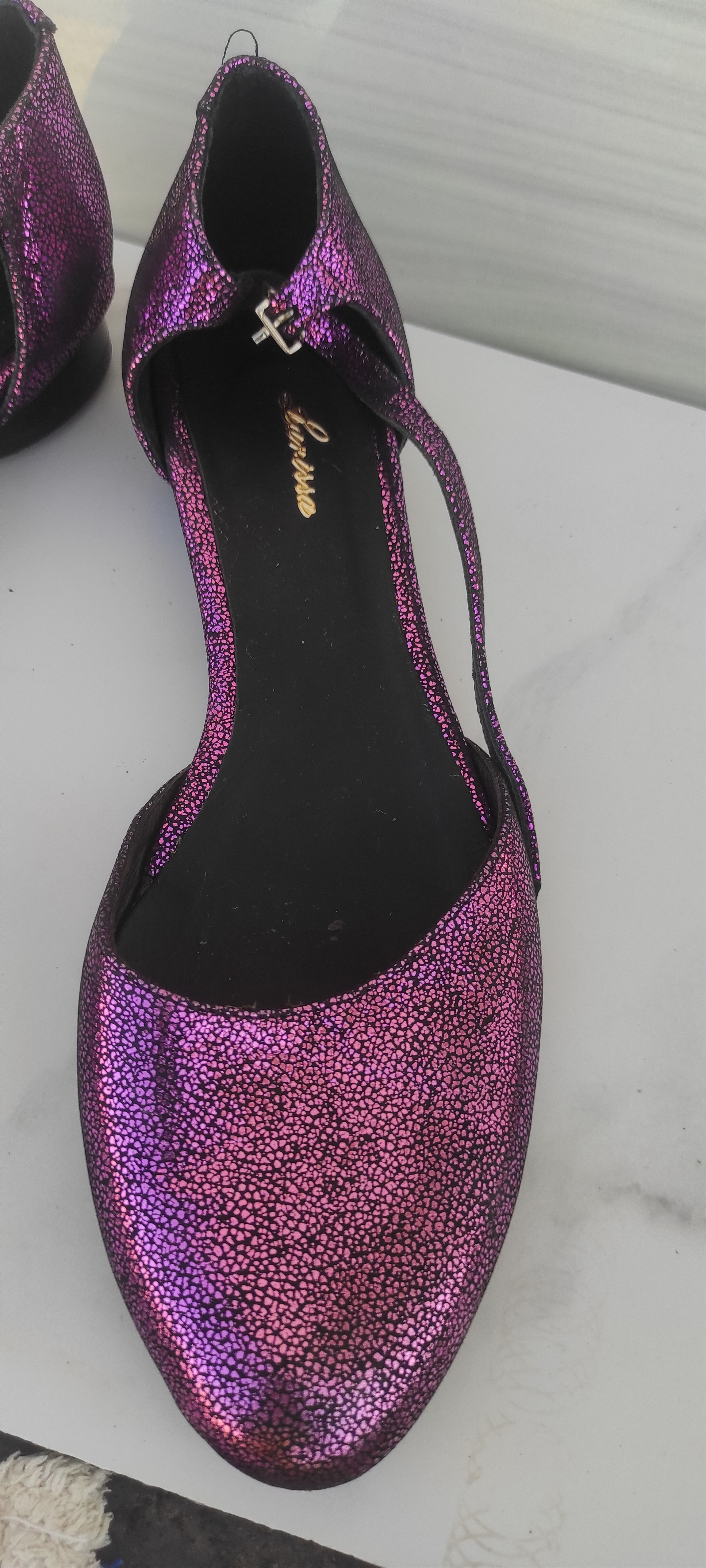 Other Larissa Ballerina Flat Women Sparkling Glitter Shoes Size US 10 / IT 40 - 3 Thumbnail