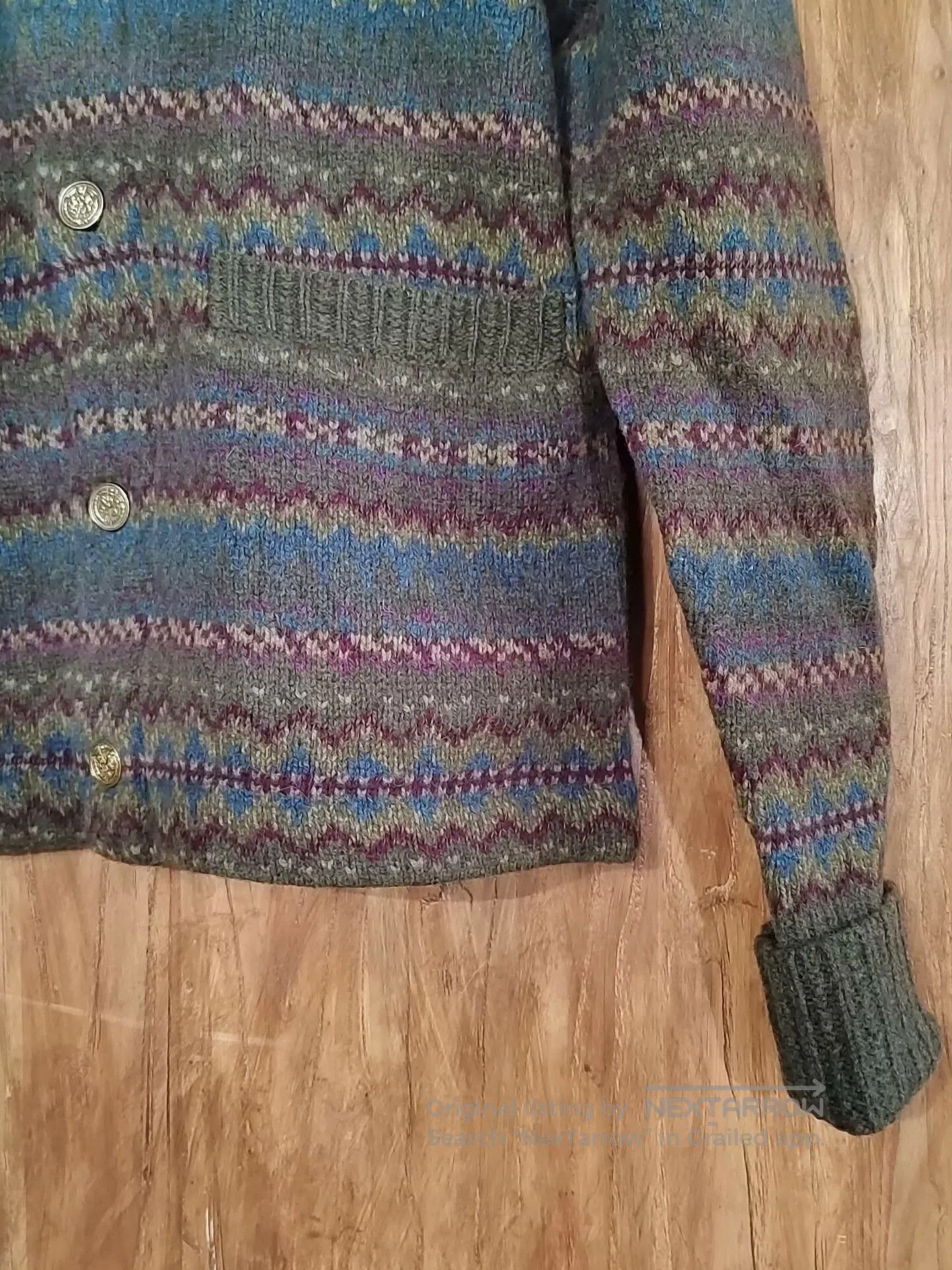 RRL Ralph Lauren Fair Isle Wool-Blend Cardigan RRL Ralph Lauren. Size US M / EU 48-50 / 2 - 6 Thumbnail