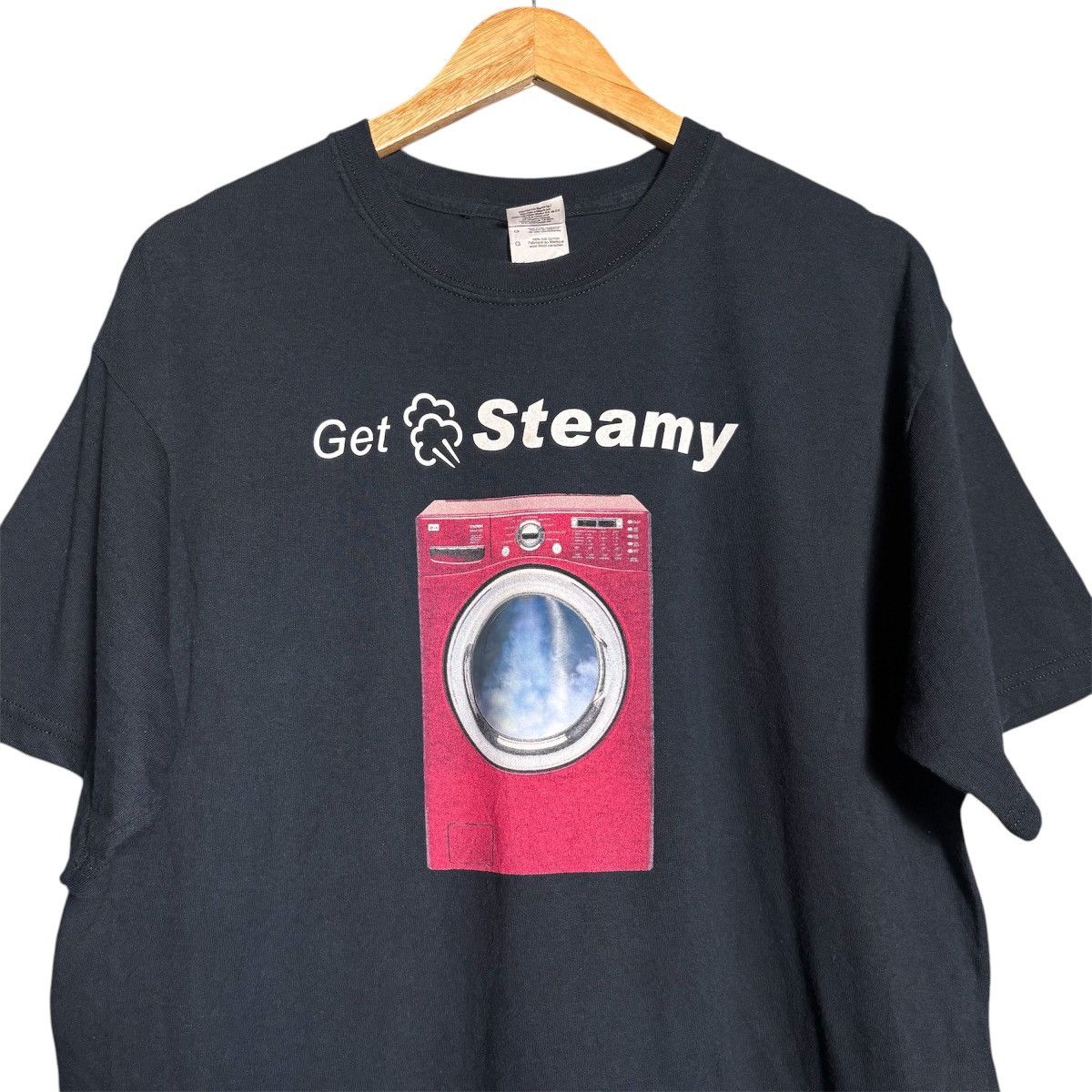Vintage Vintage Get My Steamy LG Washing Machine Graphic T-Shirt Size US L / EU 52-54 / 3 - 1 Thumbnail