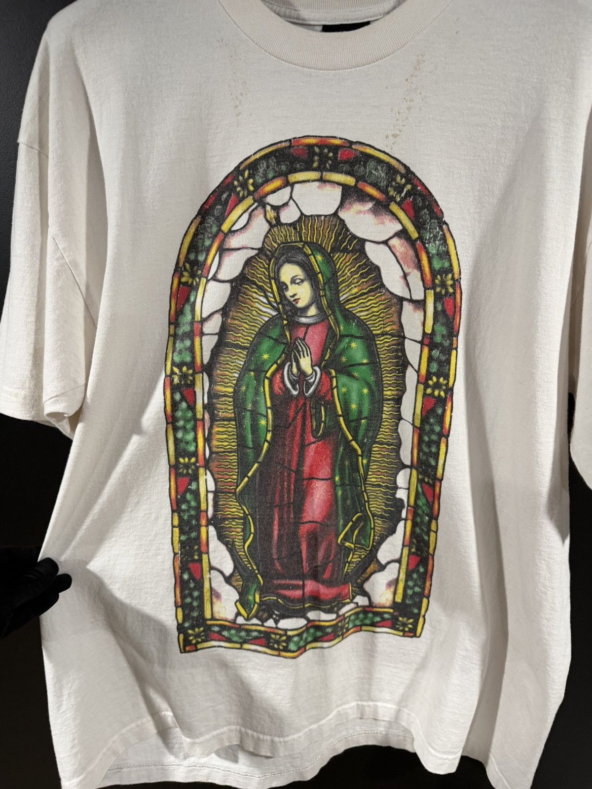 Vintage 2000s Y2K Vintage Virgin of Guadalupe Jesus Grunge Tee XXL Size US XXL / EU 58 / 5 - 2 Thumbnail