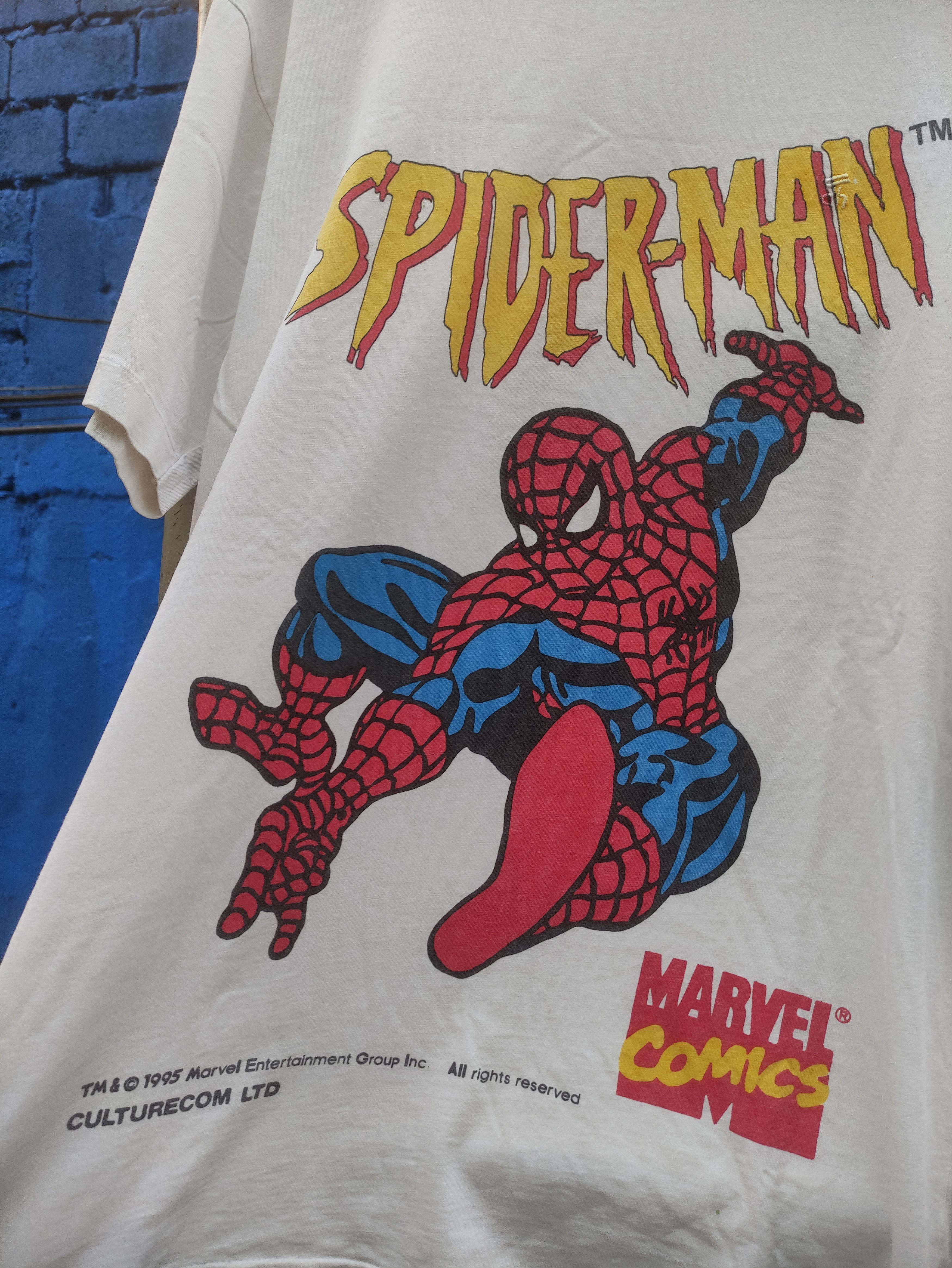 Vintage Vintage Animated Spider-Man Shirt Marvel Comics Size US L / EU 52-54 / 3 - 1 Thumbnail