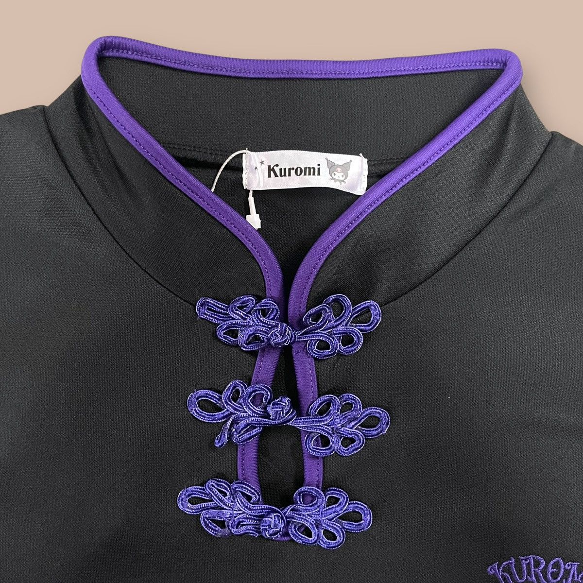 Anime Kuromi Chinese Black purple Dress Pullover Size US L / EU 52-54 / 3 - 17 Thumbnail