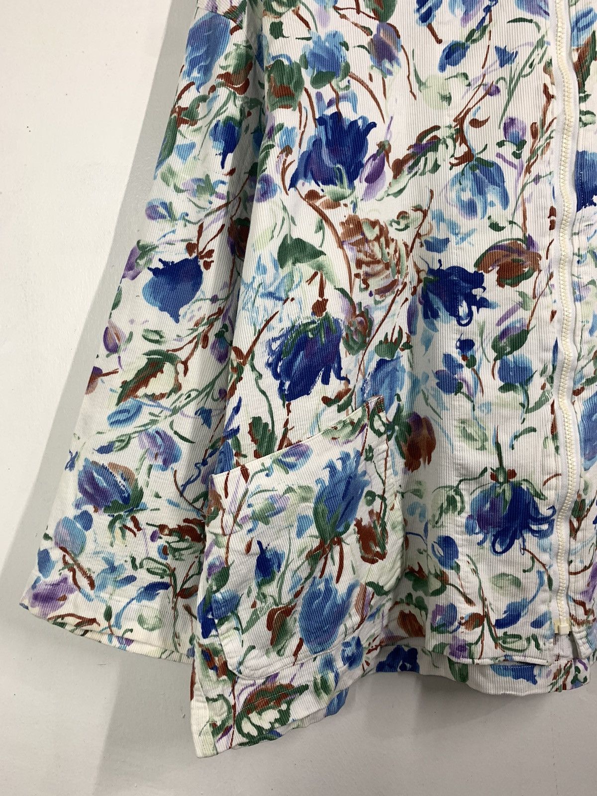 Designer × Japanese Brand Japanese Brand Floral Hoodie Jacket Size XXL / US 16-18 / IT 52-54 - 6 Thumbnail