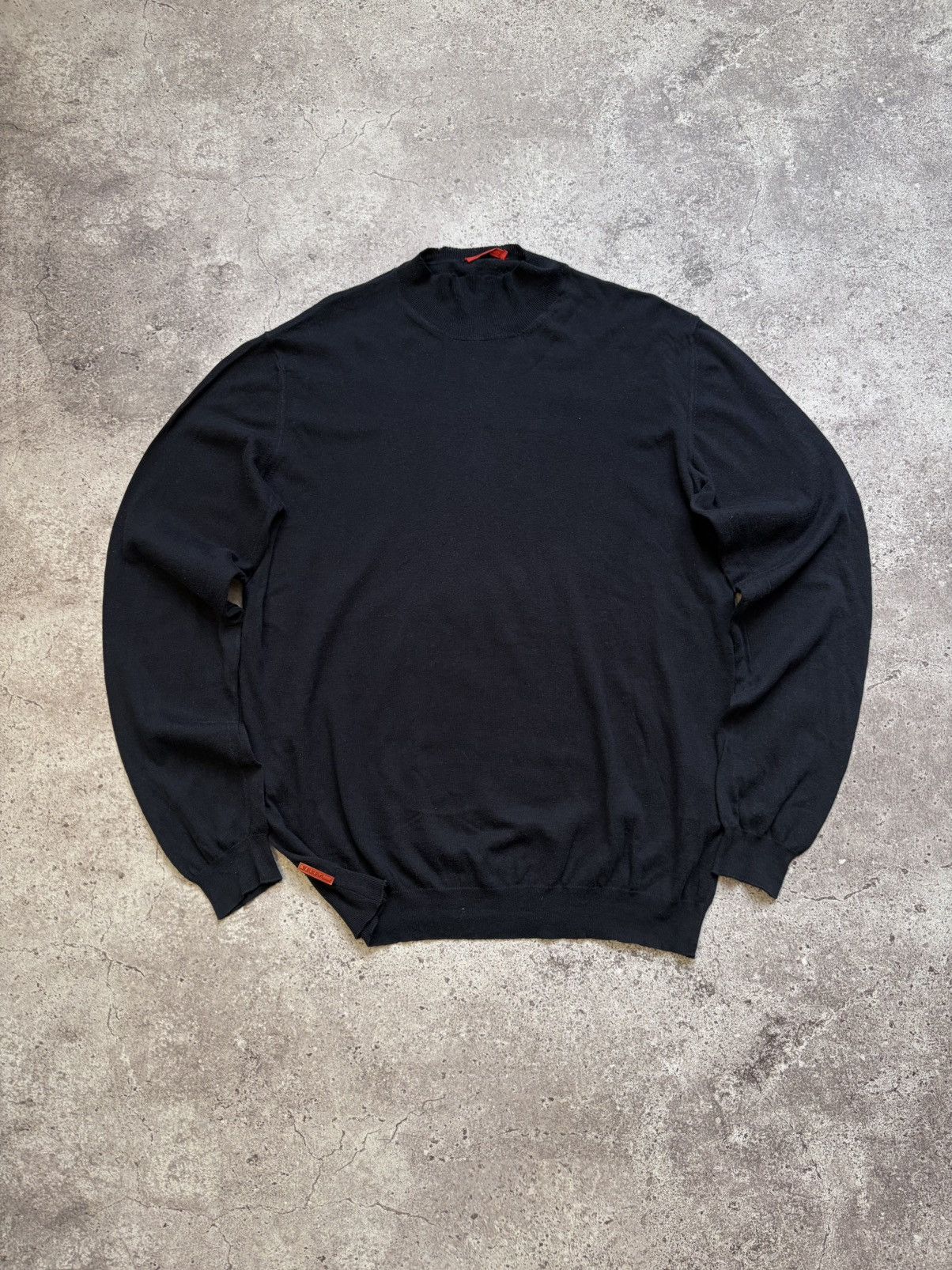 Prada Prada Dark Blue Heavy Wool Turtleneck Sweater Size US L / EU 52-54 / 3 - 1 Thumbnail