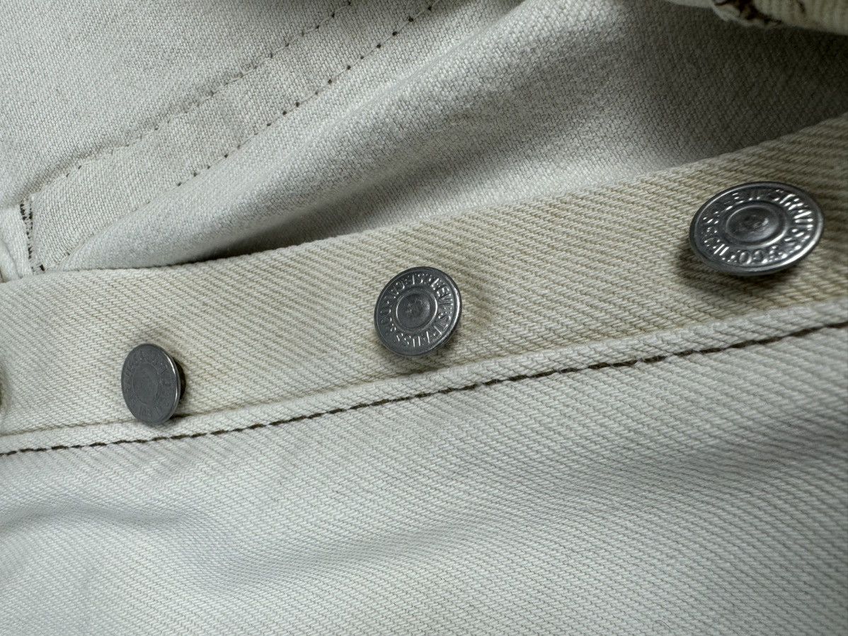 Levi's 90’s Vintage Faded Levi’s 501 White Jeans Pants Made in USA Size US 38 / EU 54 - 13 Thumbnail