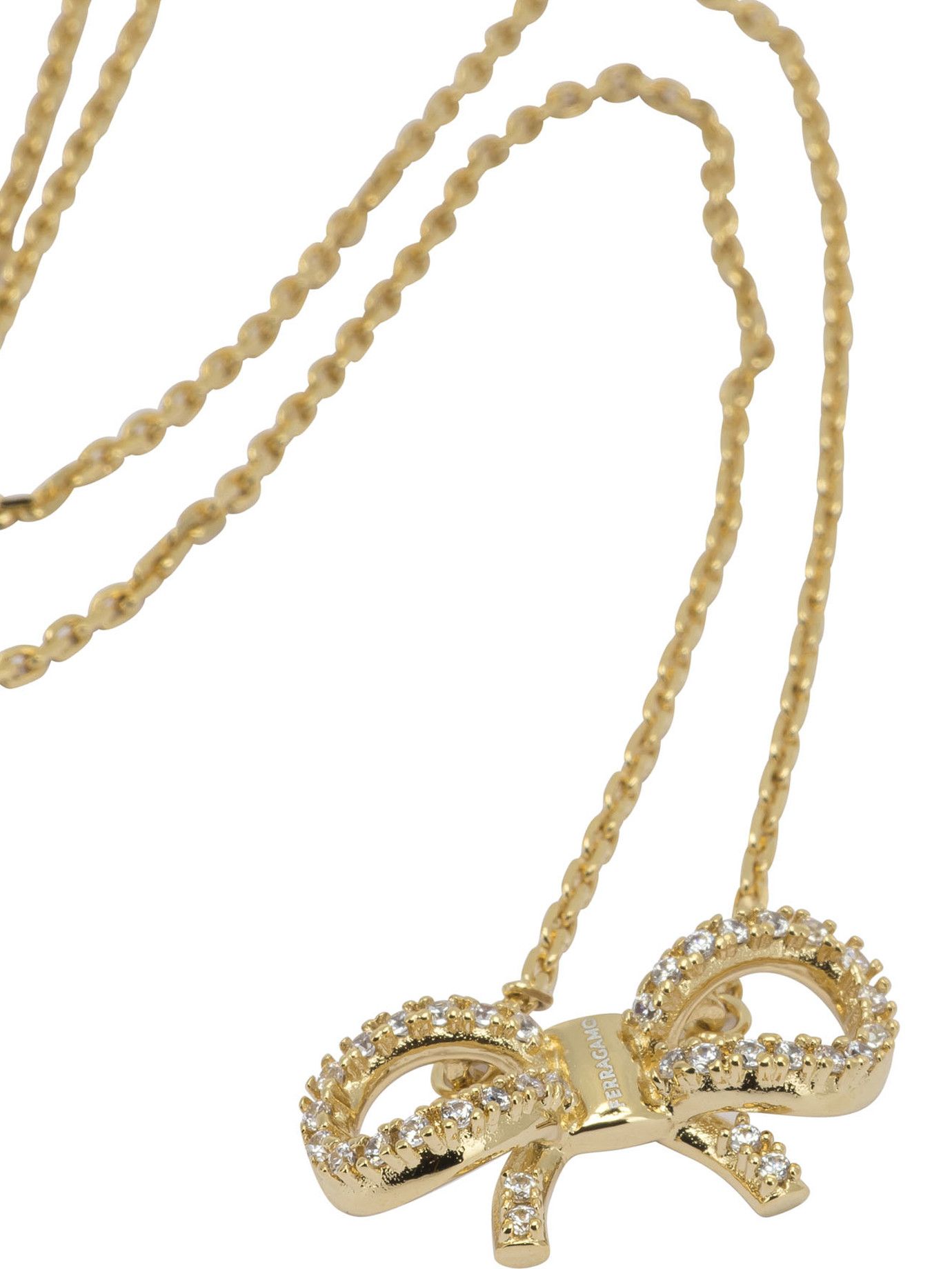 Salvatore Ferragamo Ferragamo Necklace With Bow Pendant UNI Women - USA Duties Paid Size ONE SIZE - 1 Thumbnail