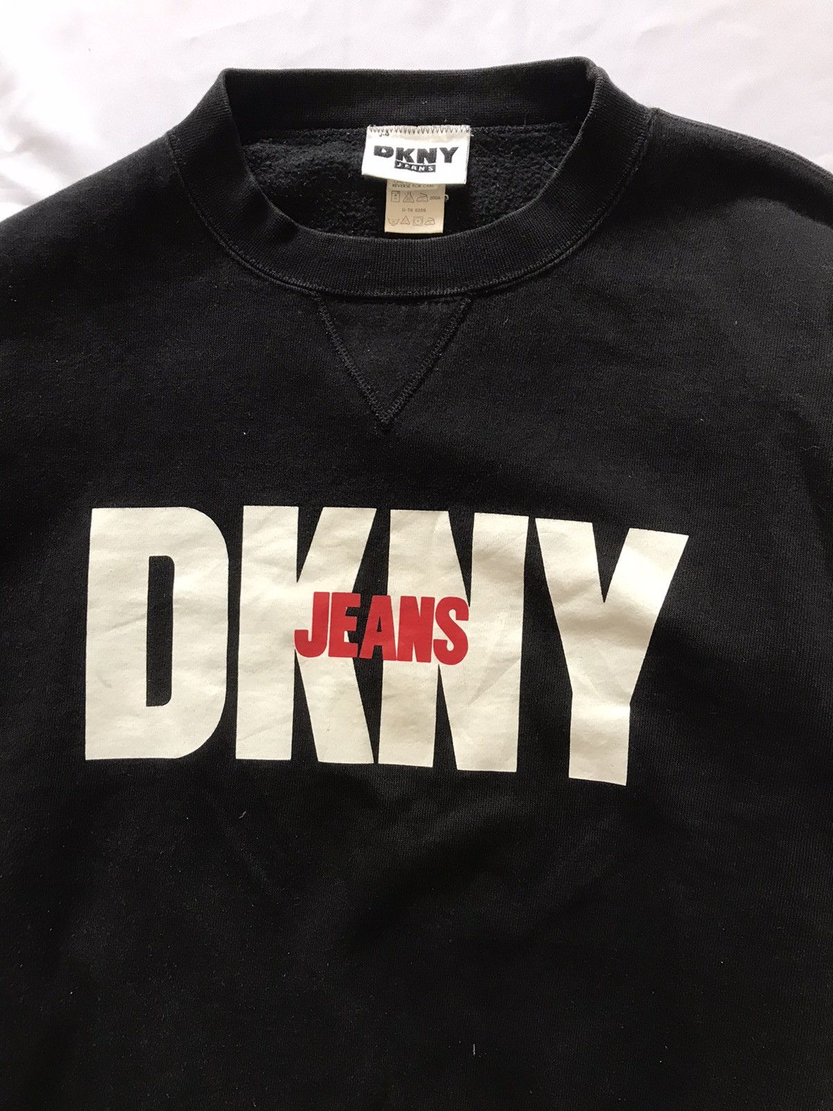 DKNY × Donna Karan Sweatshirt Big Logo DKNY Jeans Size US L / EU 52-54 / 3 - 3 Thumbnail