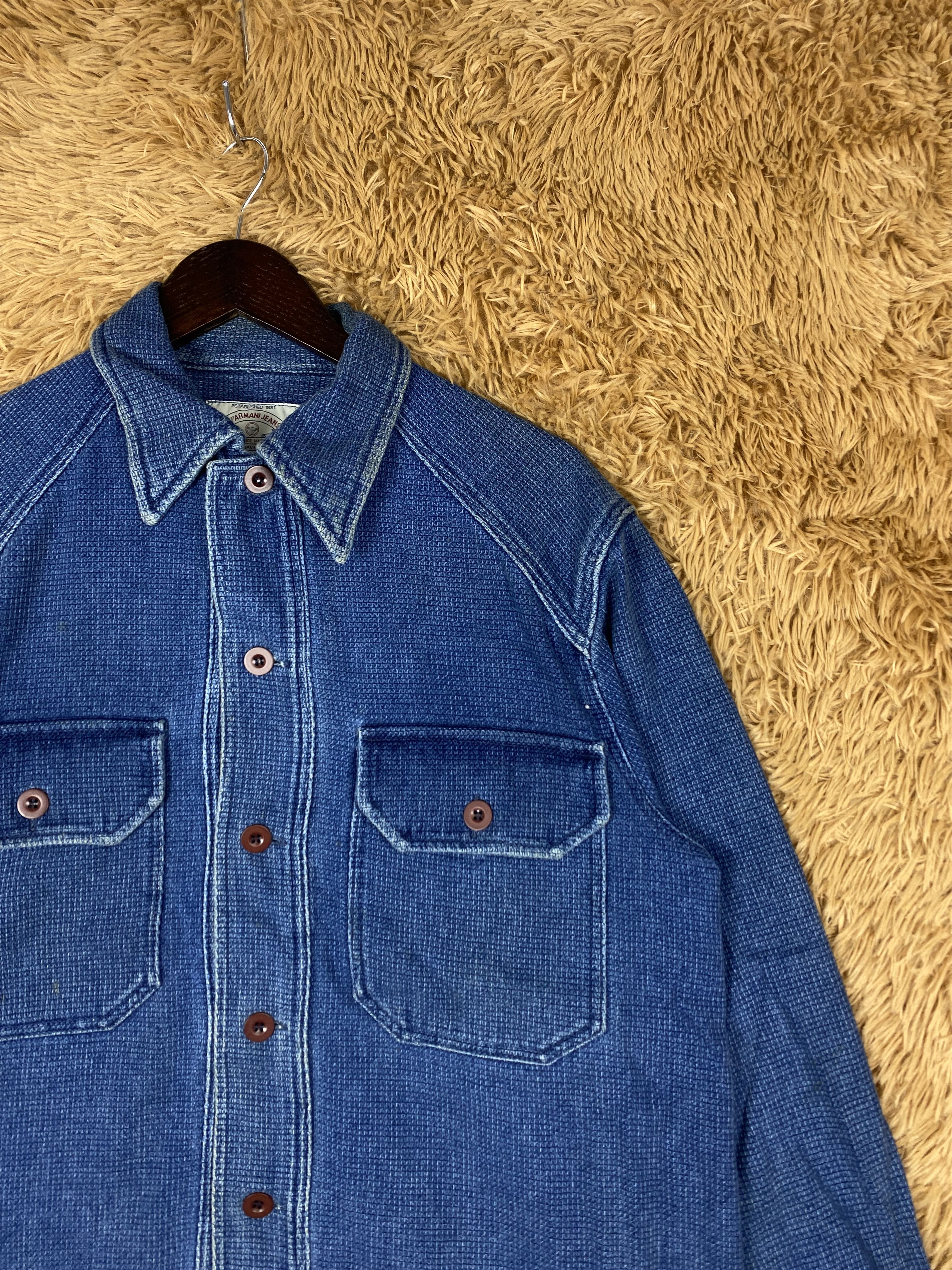 Giorgio Armani Vintage Armani Jeans Denim Jacket DJ0962 Size US S / EU 44-46 / 1 - 3 Thumbnail