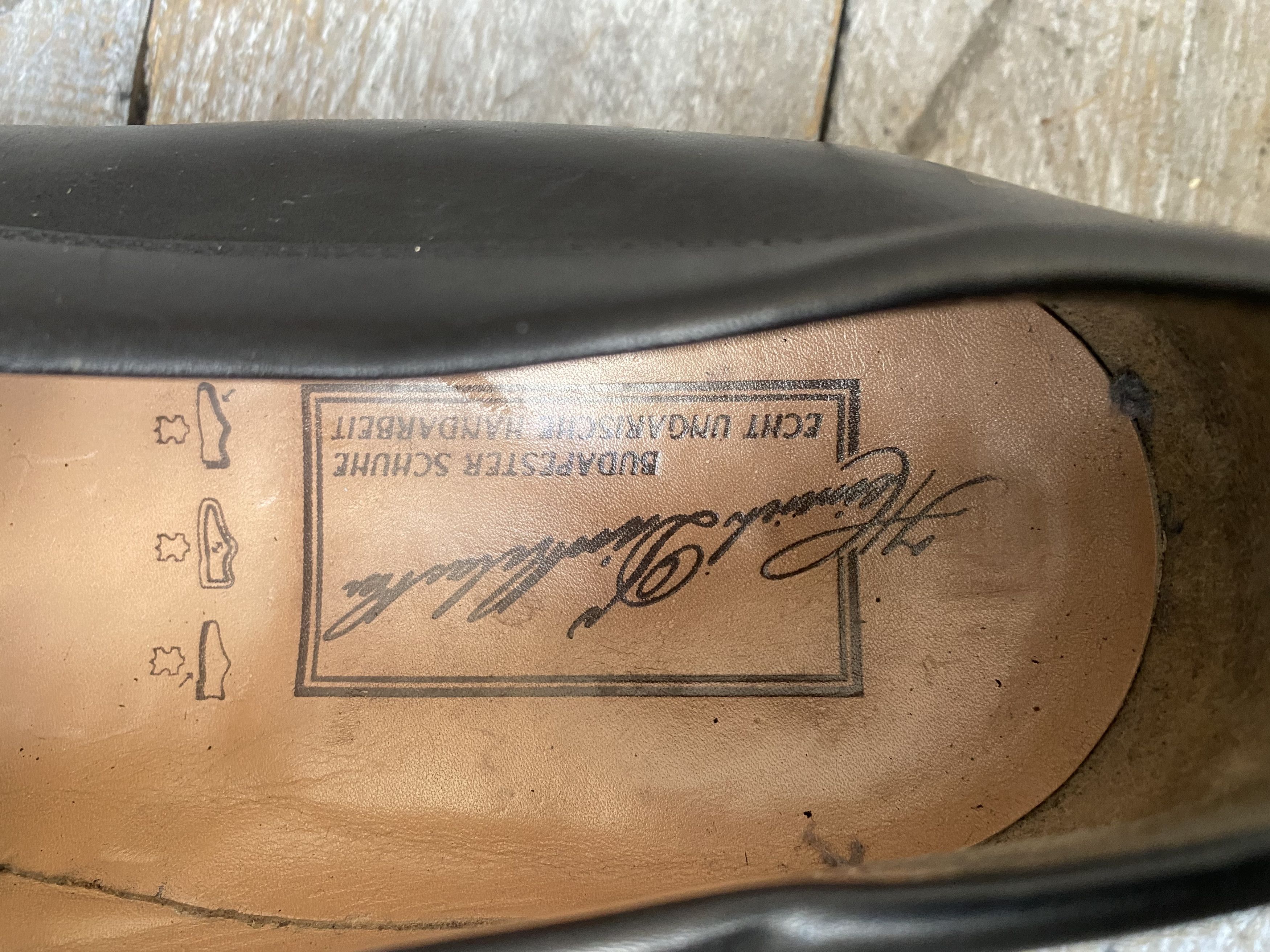 Heinrich Dinkelacker Heinrich dinkelacker black leather penny loafer uk 10 Size US 11 / EU 44 - 14 Thumbnail