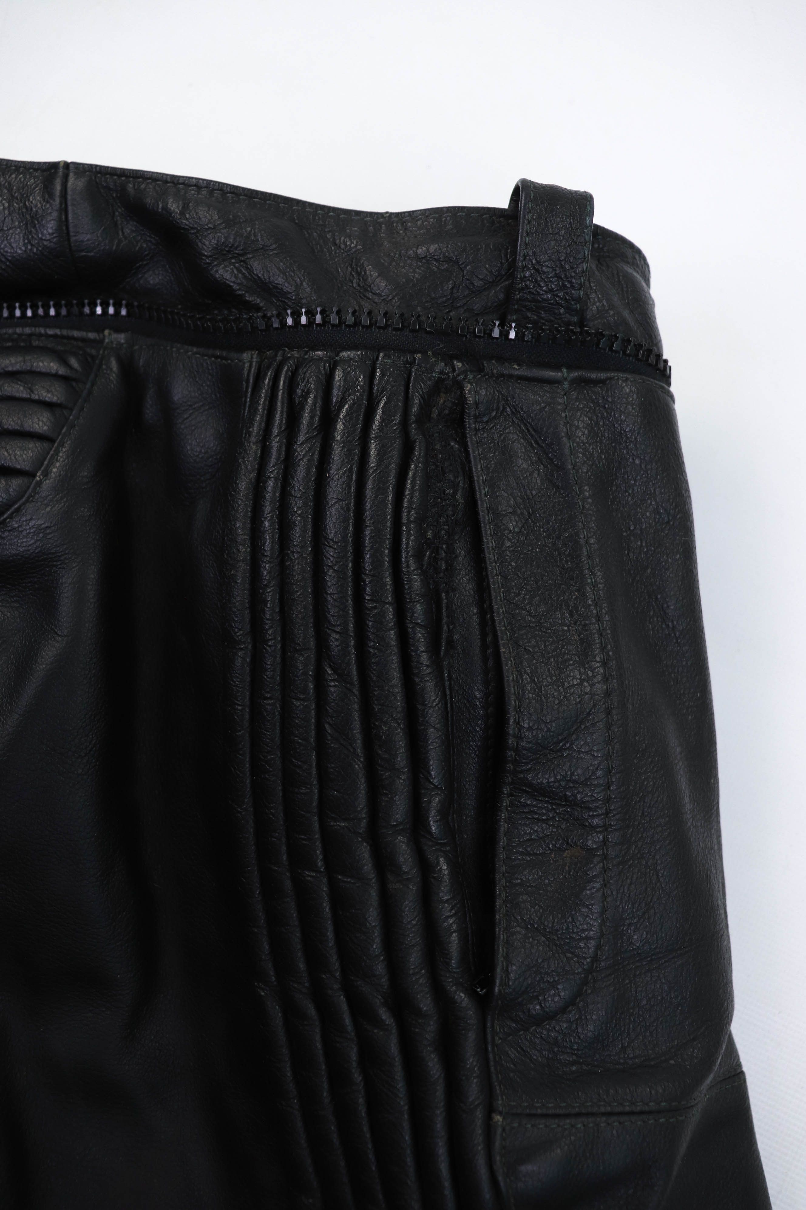 Hein Gericke 00s Vintage TAKAI Leathers Hein Gericke Leather Biker Pants Size US 38 / EU 54 - 9 Thumbnail