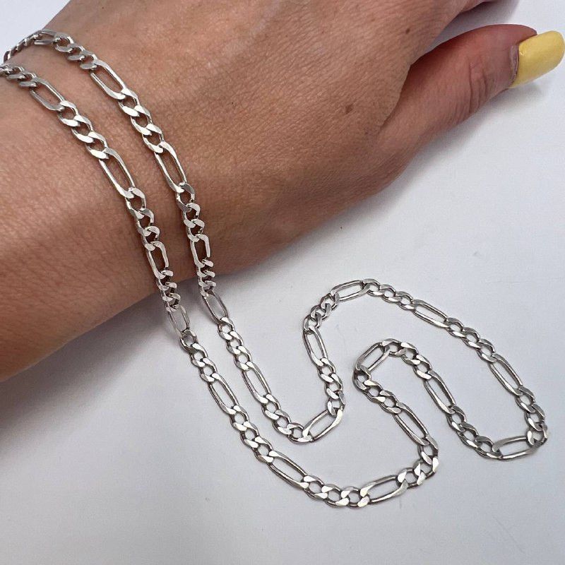 Sterling Silver Vintage Sterling Silver 925 Curb Chain Necklace Italy Size ONE SIZE - 4 Thumbnail