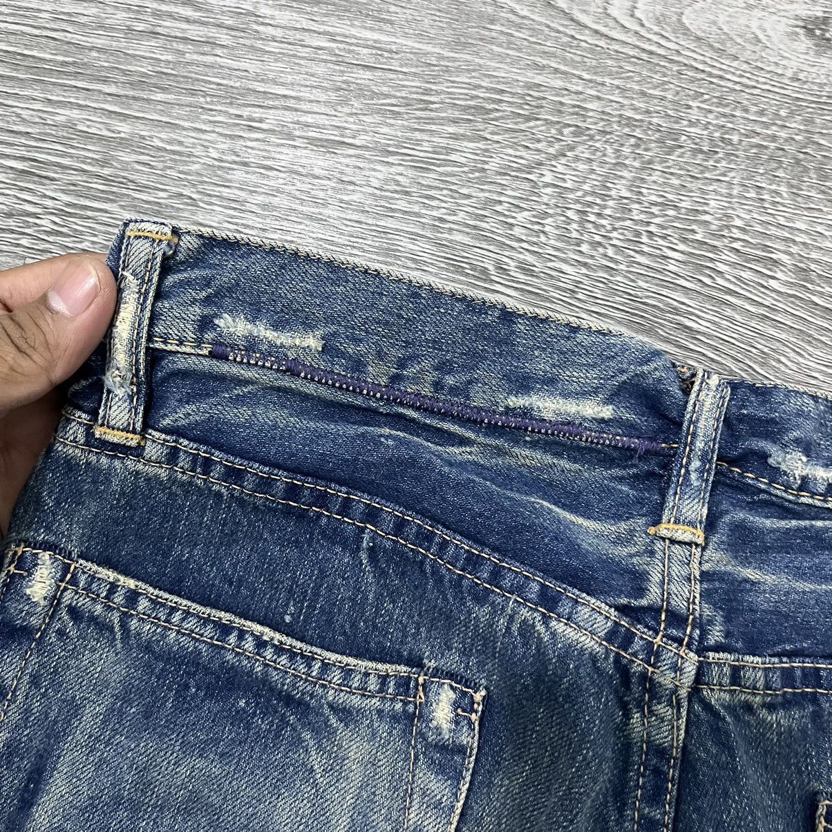 Hysteric Glamour × Japanese Brand Hysteric Glamour Fuck Bear Studded Denim pant Size US 27 - 12 Thumbnail