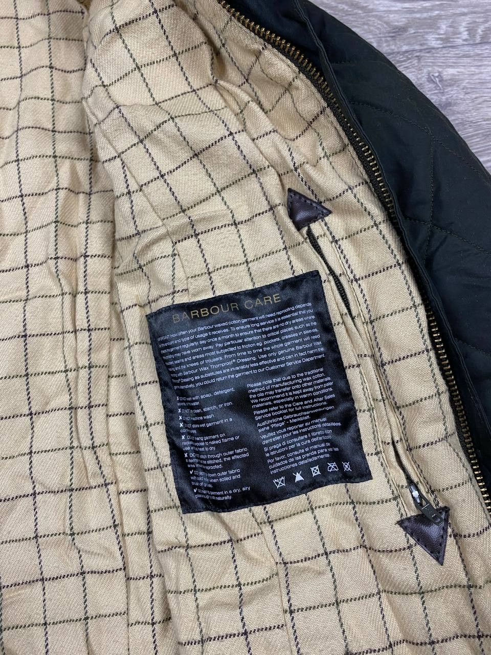 Barbour × Vintage Barbour Waxed Quilted Coat Jacket Equestrian Belsay Olive XL Size XXL / US 16-18 / IT 52-54 - 7 Thumbnail
