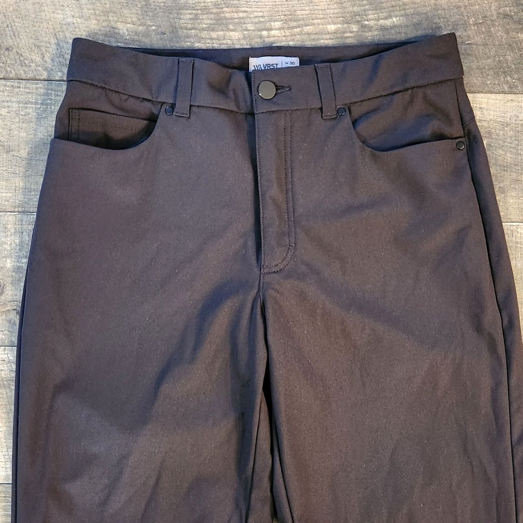Vintage VRST Slim Fit 5-Pocket Commuter Performance Pants Mens 30x32 Tech Golf Chino Size US 30 / EU 46 - 3 Thumbnail