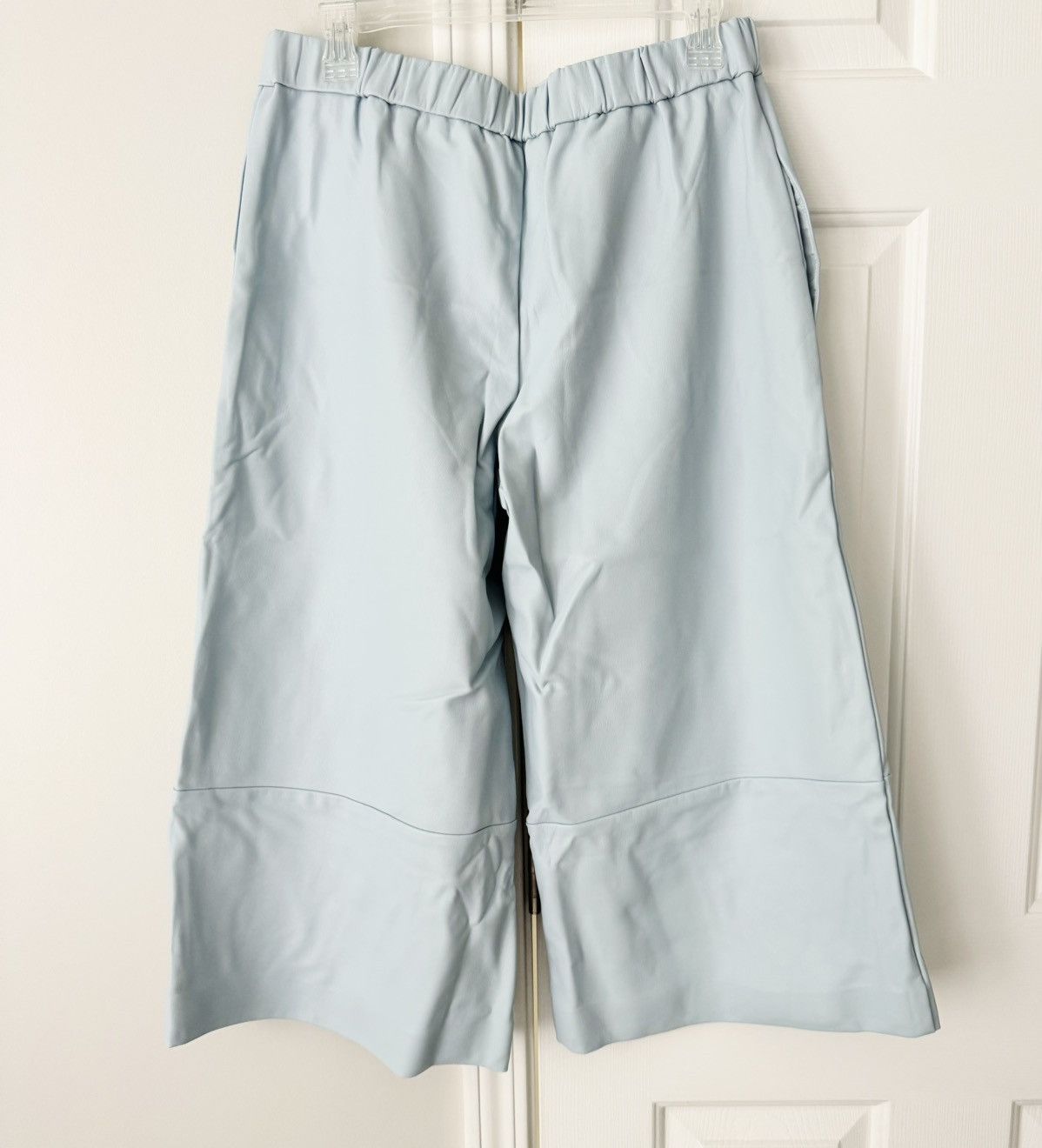 Anthropologie Anthropologie Maeve Faux Leather Cropped Pants, Size M/L Size 32" / US 10 / IT 46 - 9 Thumbnail