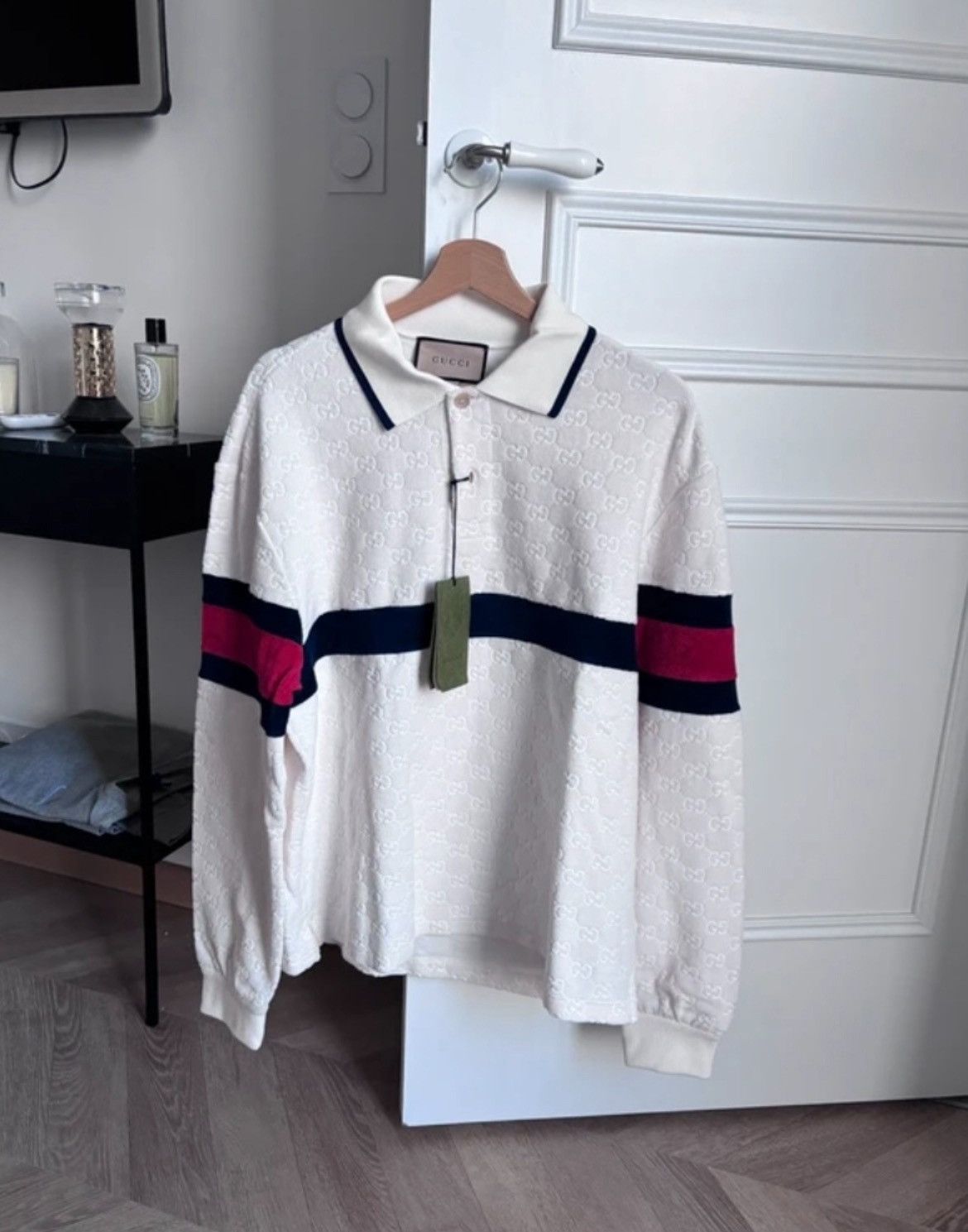 Gucci Polo Long GG jacquard Size US L / EU 52-54 / 3 - 1 Thumbnail