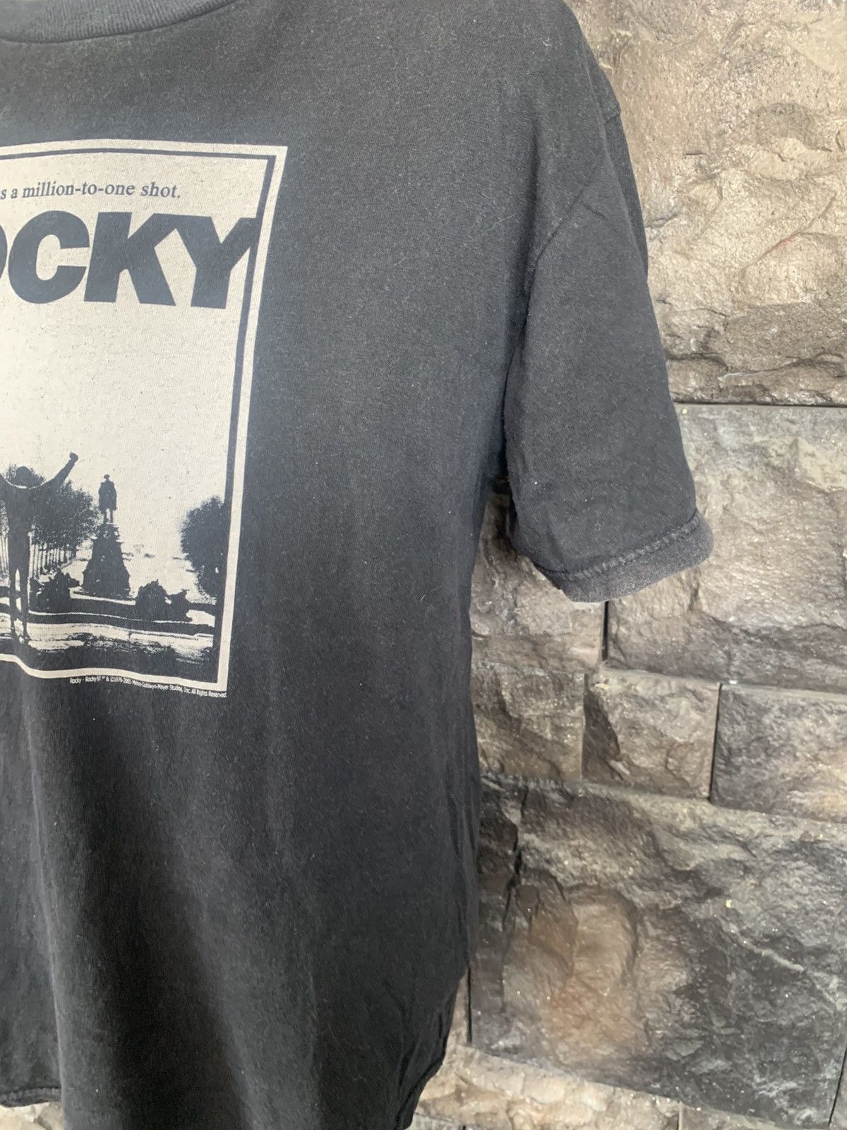 Vintage Vintage Rocky Movie / Sport Drama Sylvester Stallone T shirt Size US M / EU 48-50 / 2 - 4 Thumbnail