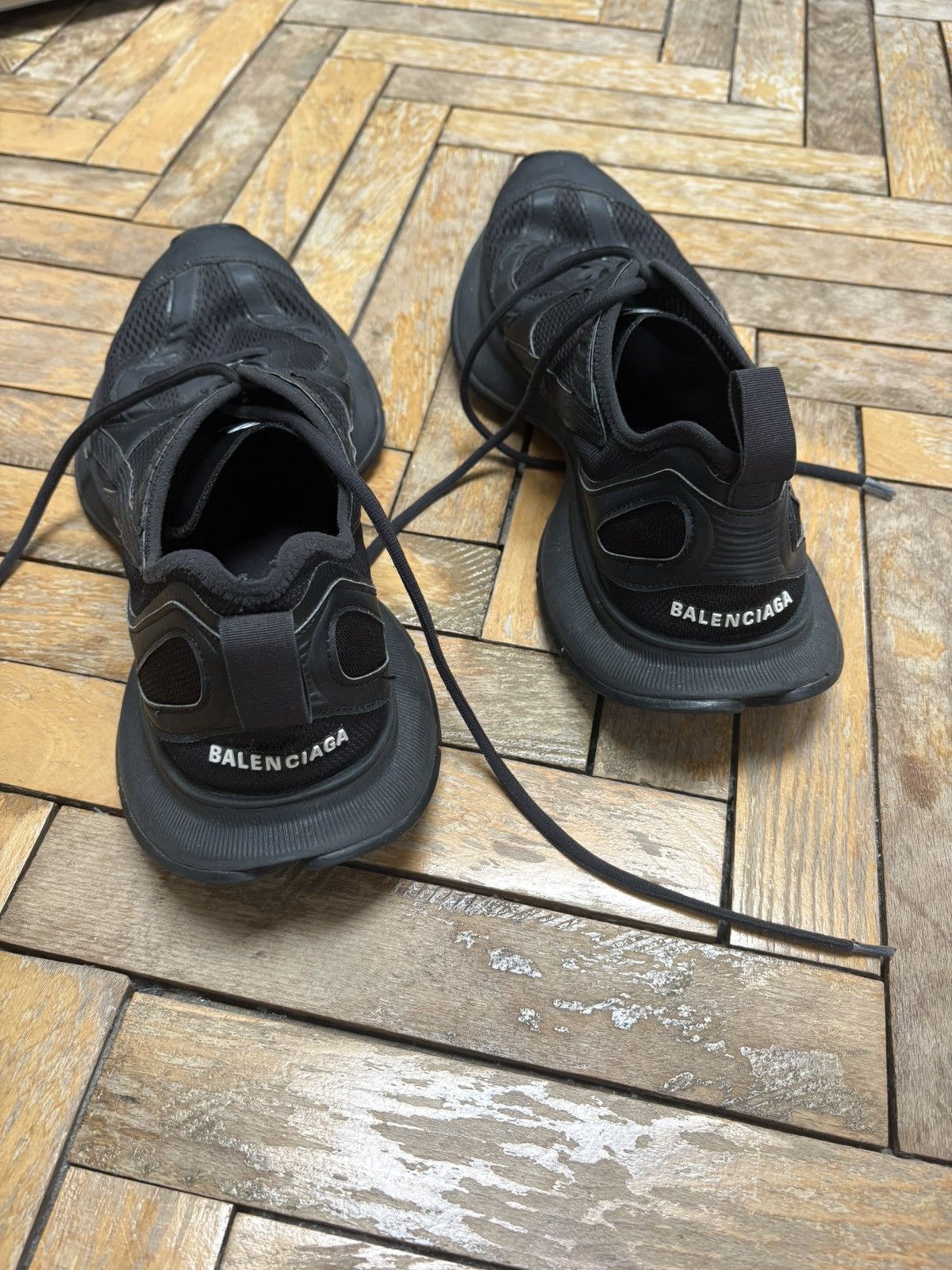 Balenciaga Balenciaga Circuit Black Sneakers Size US 11 / EU 44 - 2 Thumbnail