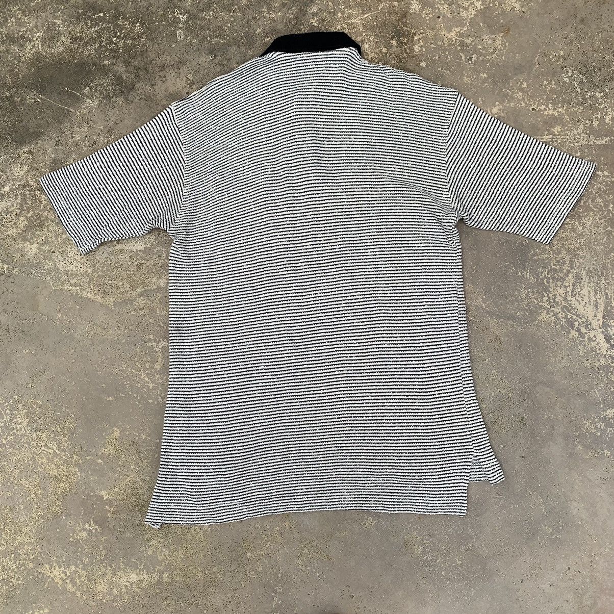 Burberry VINTAGE BURBERRYS KNIT STRIPED POLO SHIRT Size US L / EU 52-54 / 3 - 2 Thumbnail
