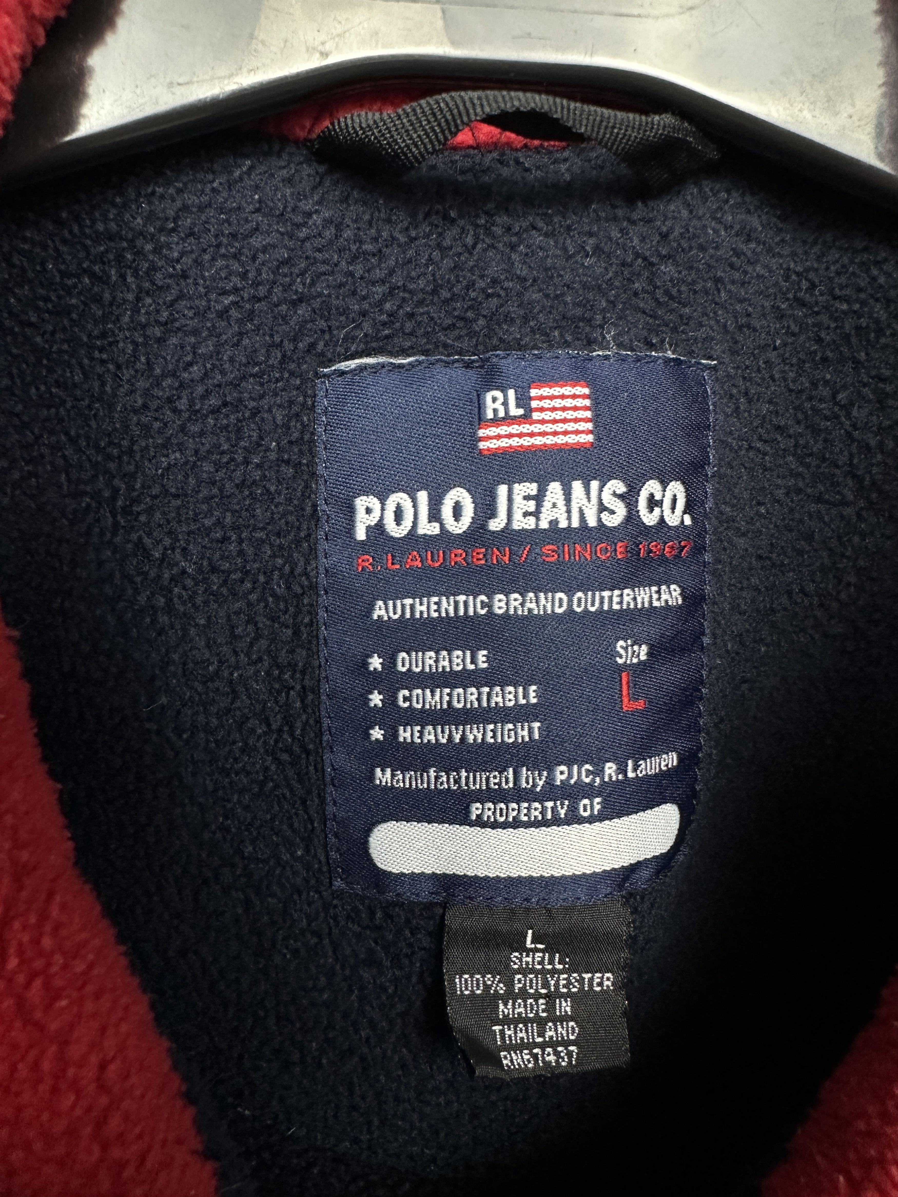 Polo Ralph Lauren Polo Ralph Lauren Jeans Company Vintage Mens Fleece Vest Size US L / EU 52-54 / 3 - 4 Thumbnail
