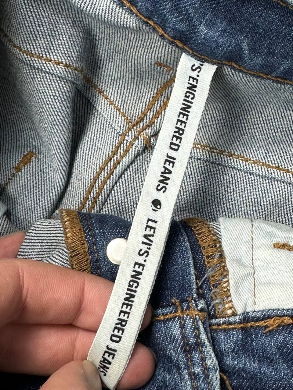 Levi's × Vintage Levi's Engineered Jeans Asymmetrical Denim Jeans Arc Fit Size US 33 - 8 Thumbnail