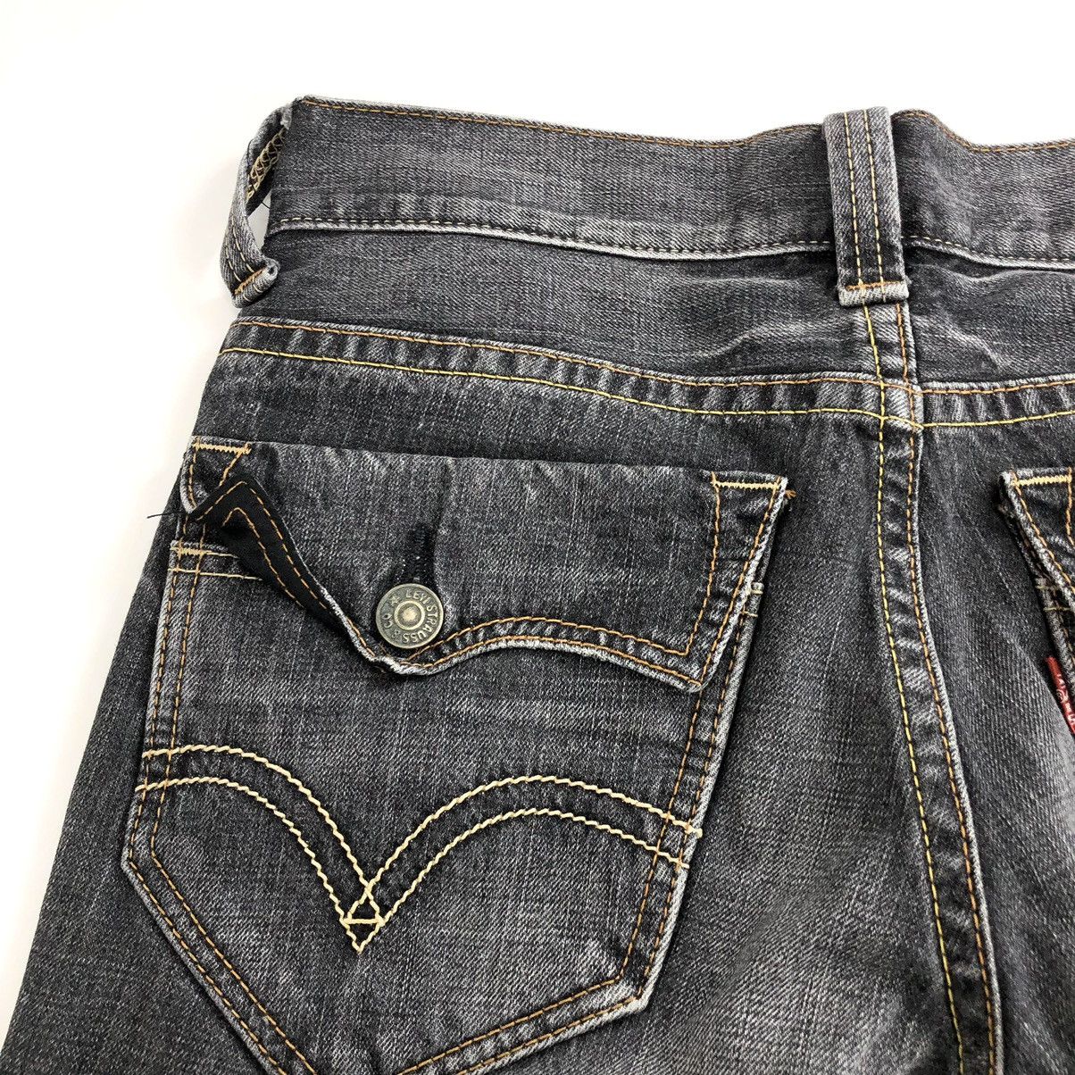 If Six Was Nine × Le Grande Bleu (L.G.B.) × Levi's Crazy Flare Jeans Levis 507 Multi Pocket Y2K Faded Pants Size US 32 / EU 48 - 10 Thumbnail