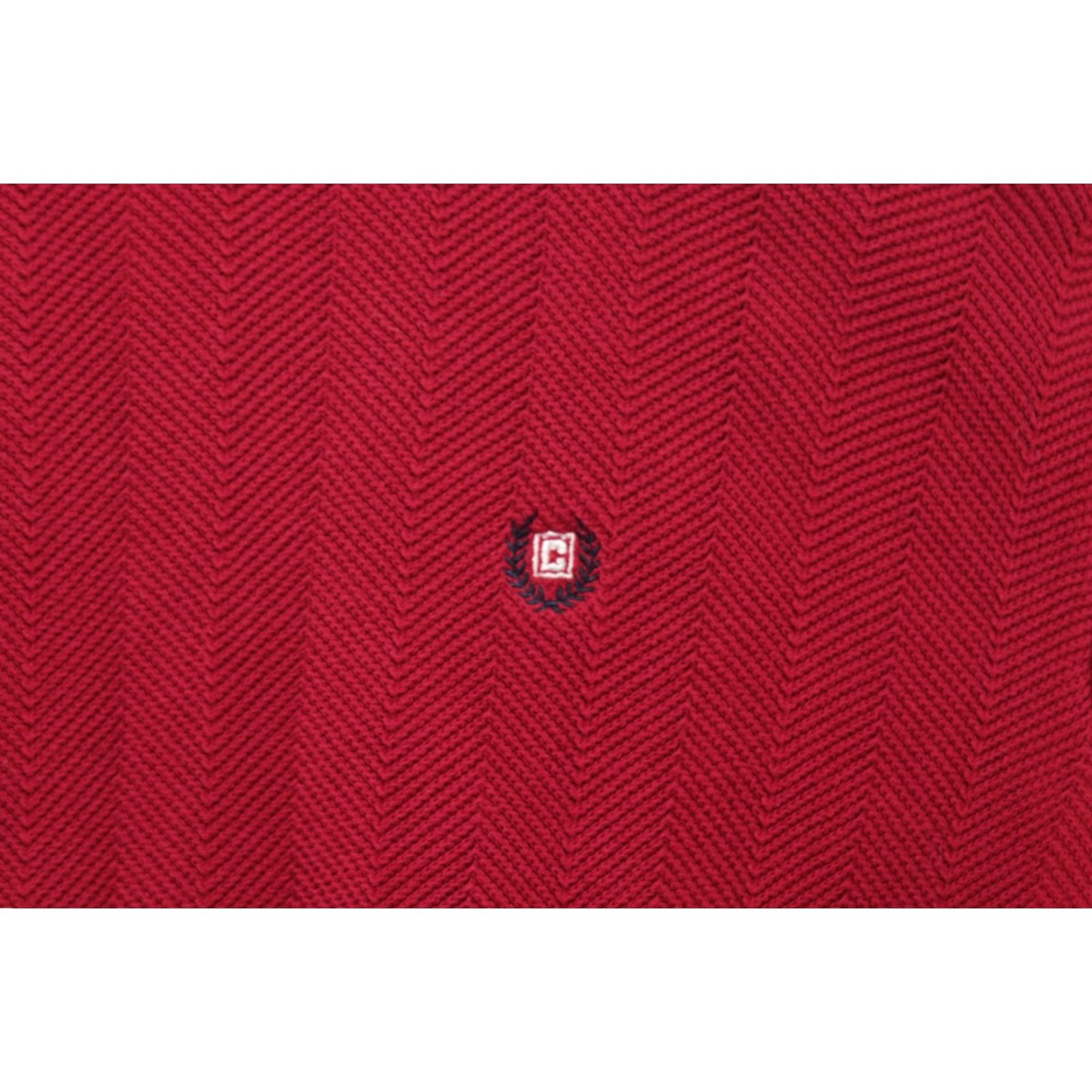 Chaps Chaps Ralph Lauren Sweater Men L Red Herringbone Ribbed Fisherman Preppy Pullover Knit Crew Neck Christmas Preppy Dad 100% Cotton Regular Style Logo Size US L / EU 52-54 / 3 - 6 Thumbnail
