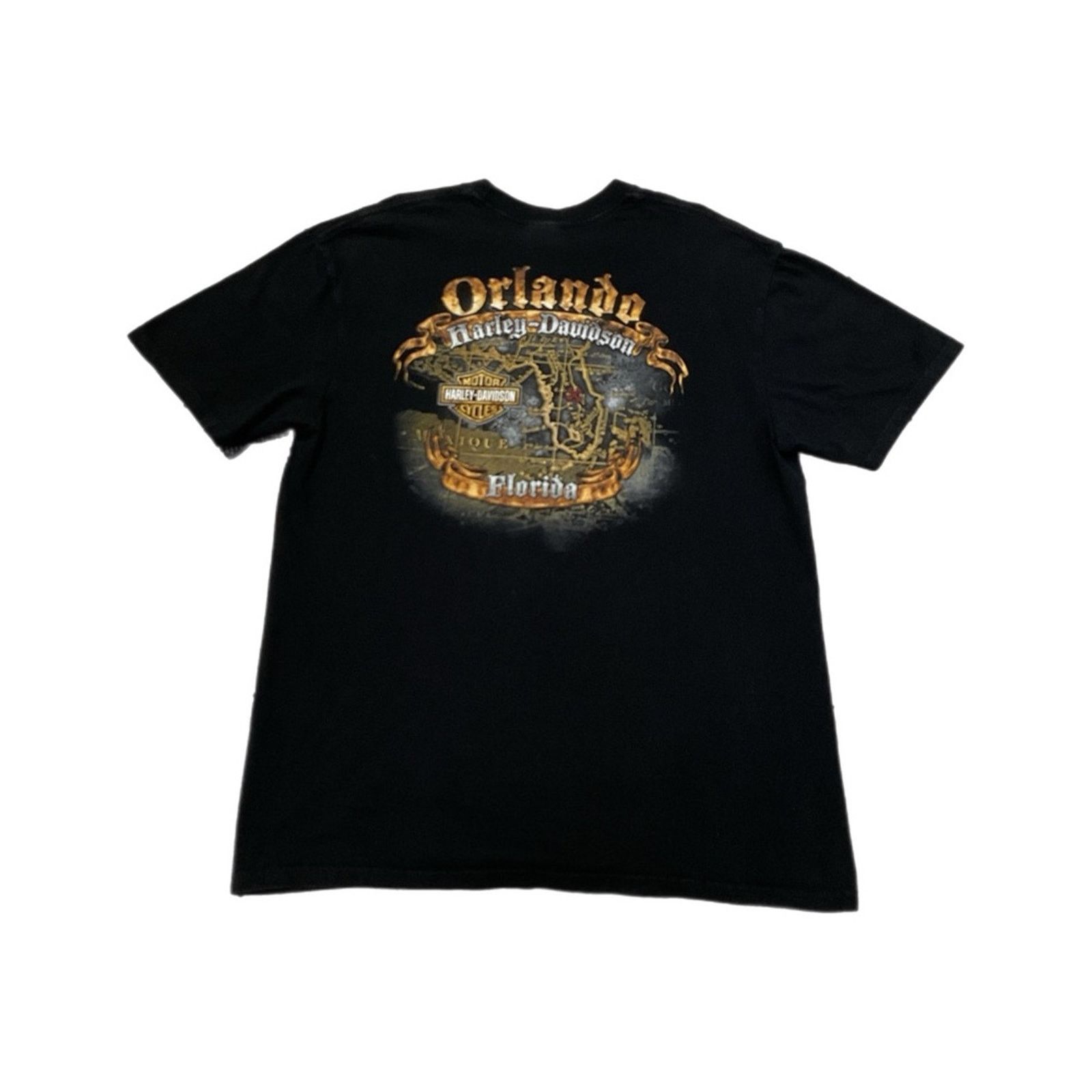 Harley Davidson 2000s Harley-Davidson Pirate Skull Graphic T-Shirt Size US XL / EU 56 / 4 - 2 Thumbnail