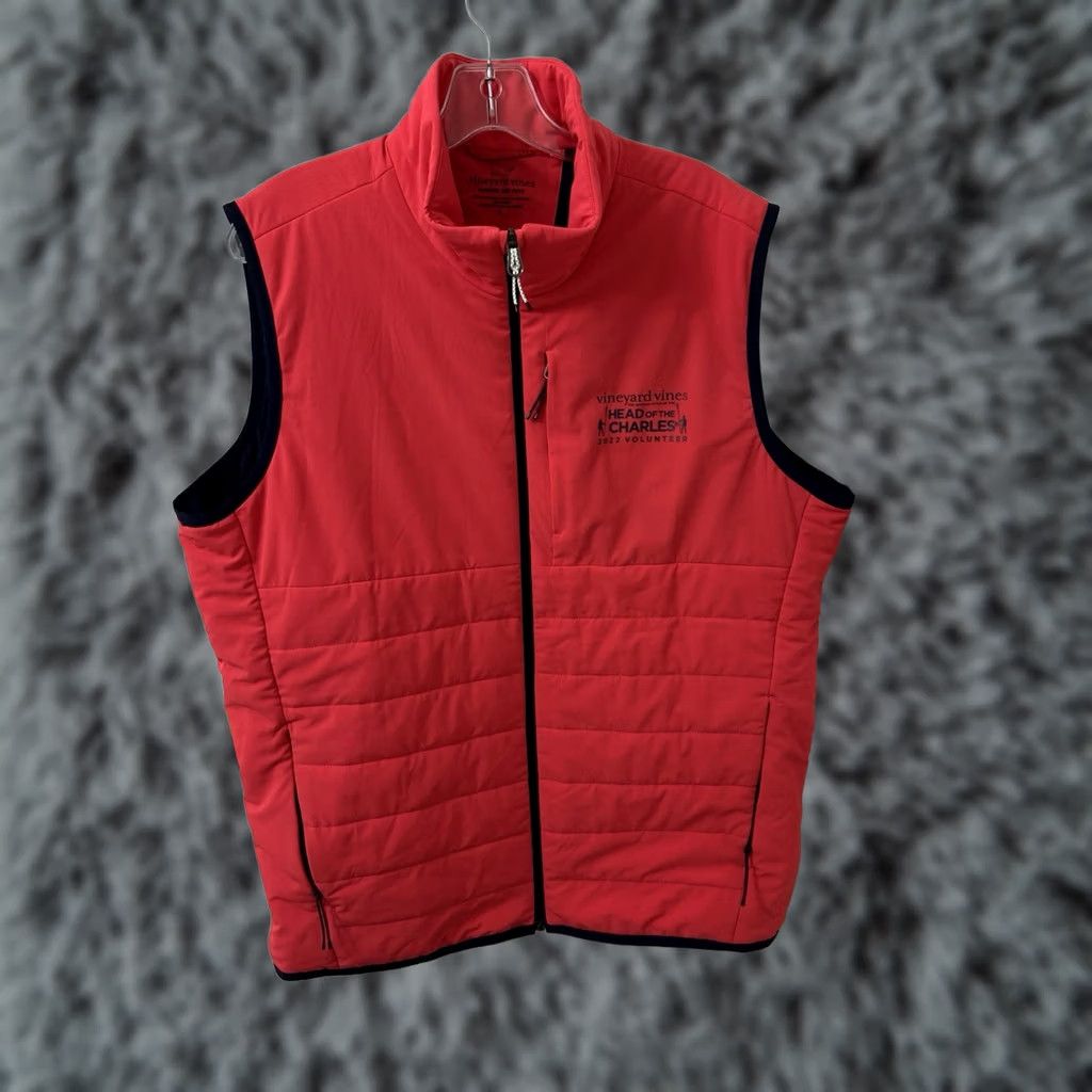 Vineyard Vines Vineyard Vines Marine Air Vest Mens Large Red 2022 Volunteer Jacket Size US L / EU 52-54 / 3 - 1 Thumbnail