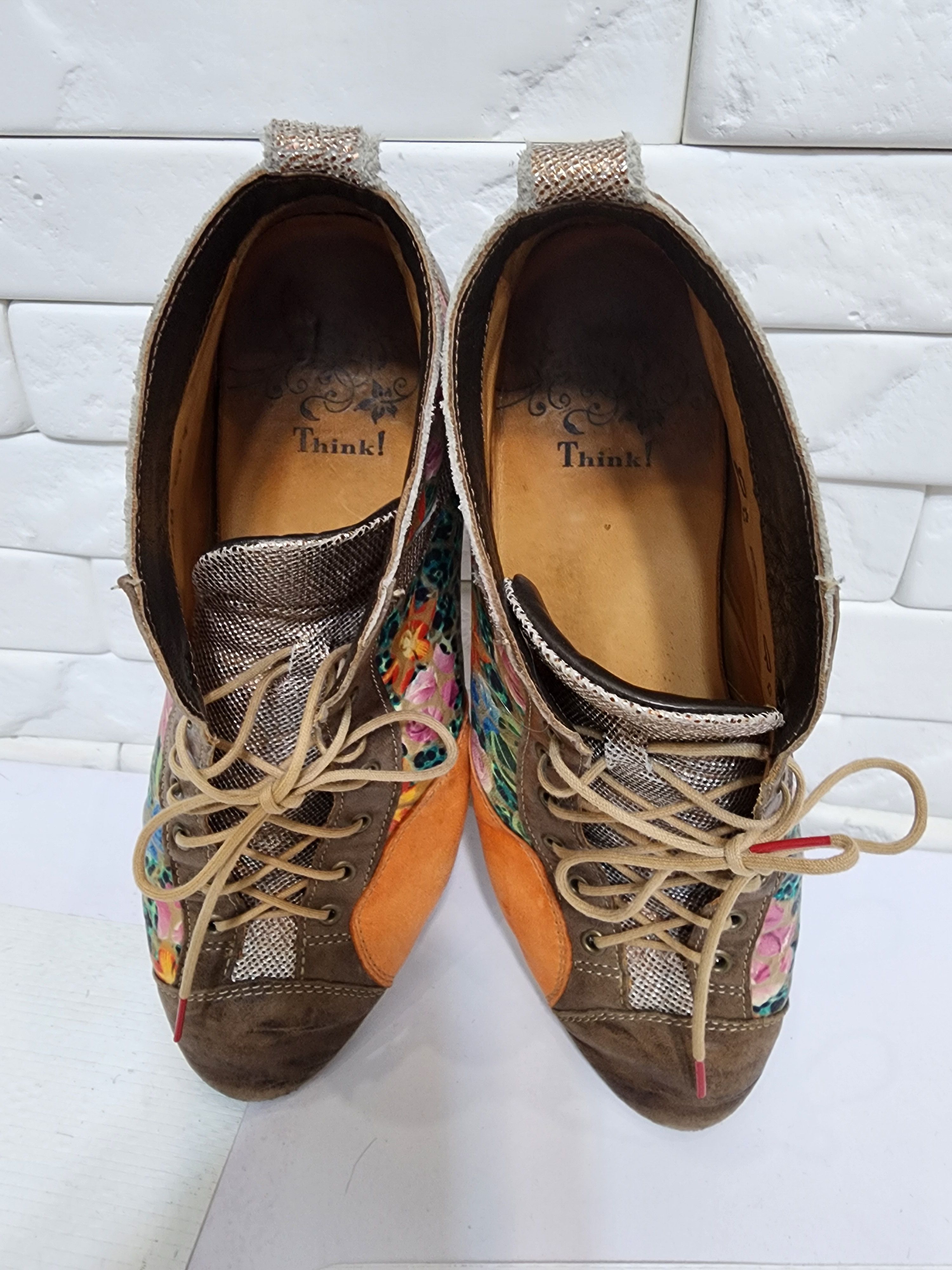 Other Brown Leather Boots: Women's Style Shoes, Size US 9 / IT 39 - 7 Thumbnail