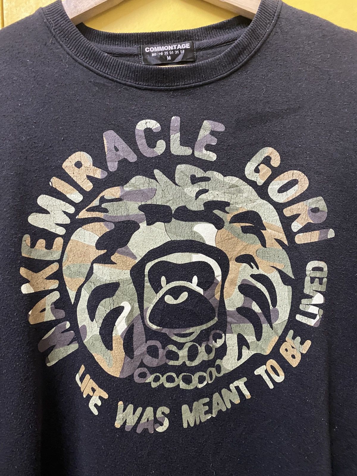 The Unbranded Brand Commontage Sweatshirt Crewneck Black Colour Size US M / EU 48-50 / 2 - 3 Thumbnail