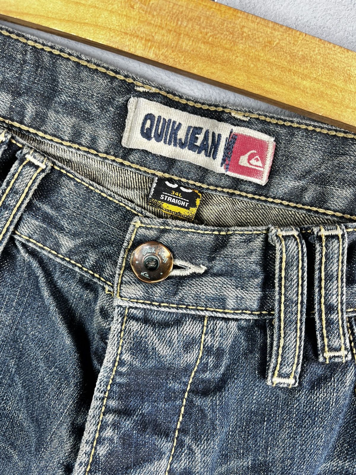 Quiksilver Quiksilver denim pants vintage 90s Size US 33 - 10 Thumbnail