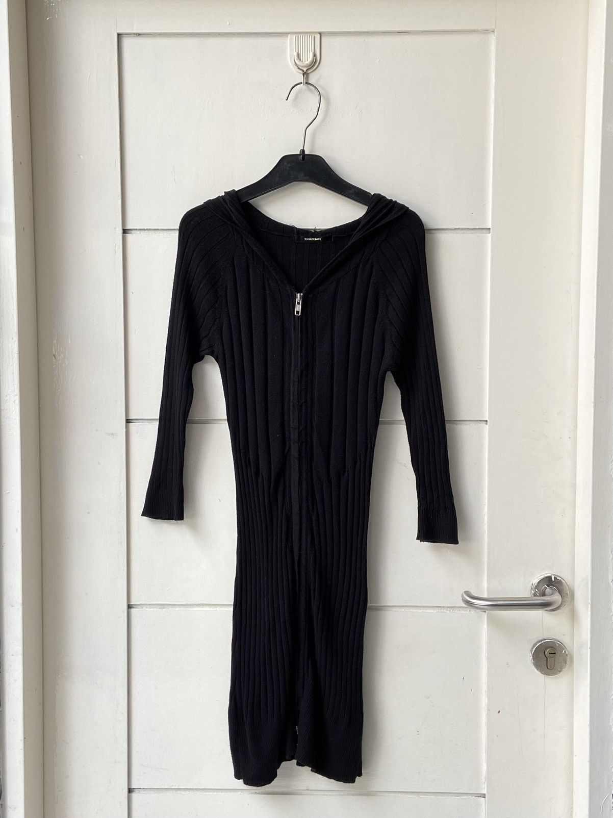 Tornado Mart TORNADO MART Black Knit Jacket Size US XS / EU 42 / 0 - 17 Thumbnail