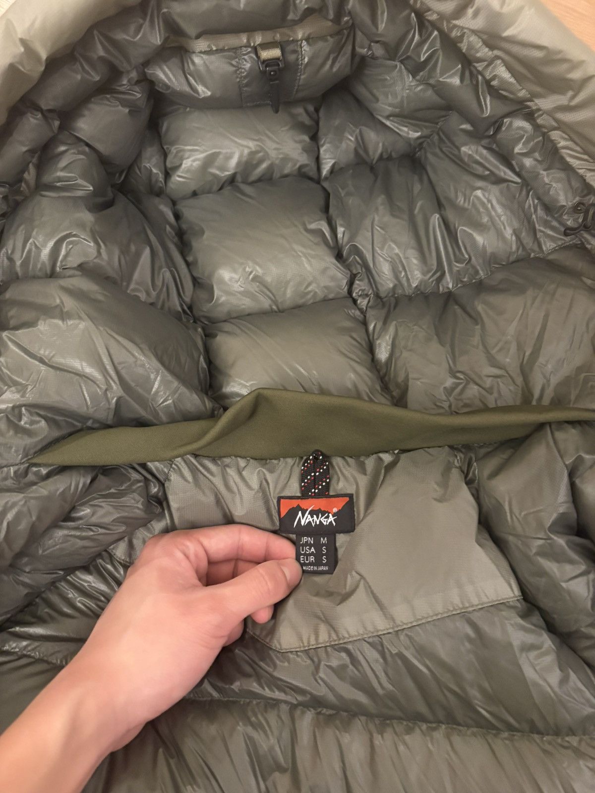 NANGA Brand New NANGA Aurora Tex Light Down Jacket MIKAMI – Sage Size US M / EU 48-50 / 2 - 6 Thumbnail