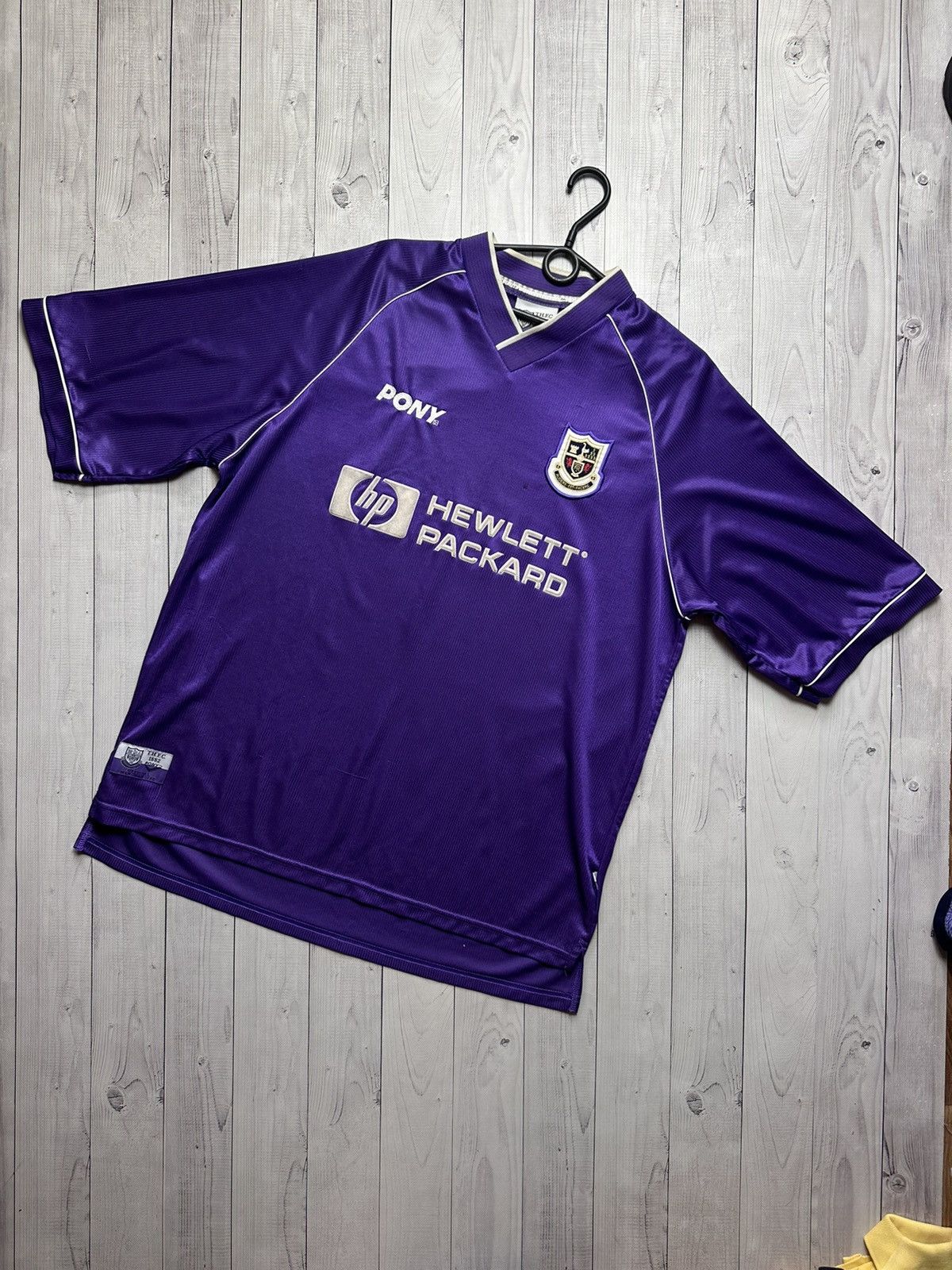 Soccer Jersey Vintage Vintage Tottenham Spurs pony soccer jersey purple rare XL Grailed