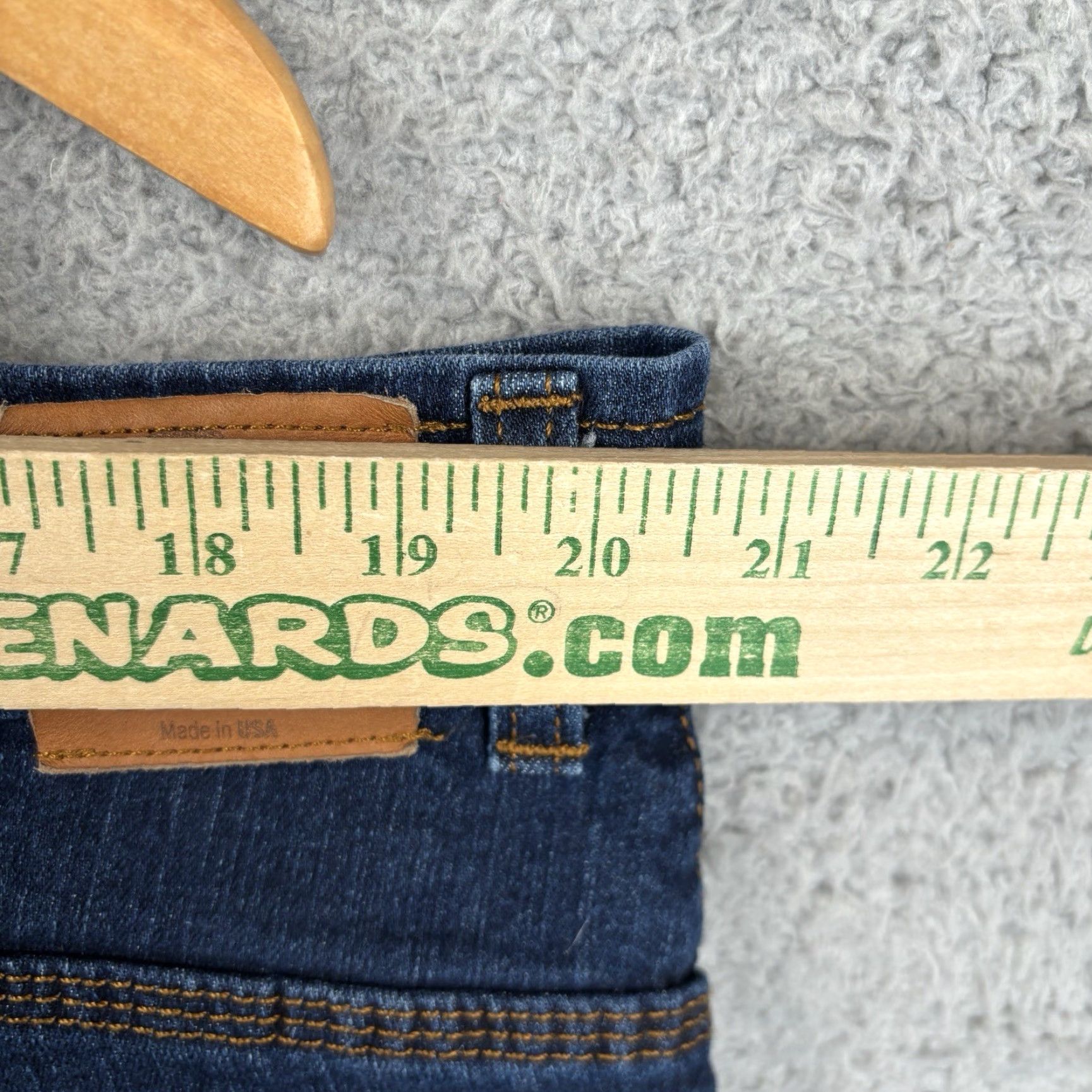Vintage Origin USA Jeans Mens 38x30 Blue Bootcut Relaxed Fit Stretch Made USA Jeans Size US 38 / EU 54 - 4 Thumbnail