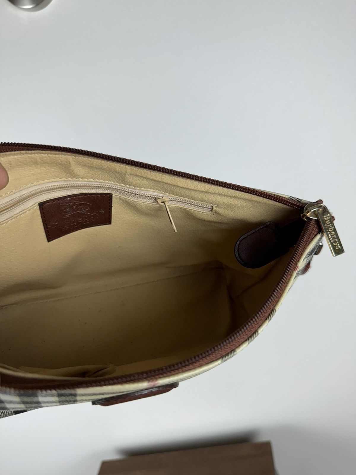 Burberry Vintage leather bag Burberry Nova Check original item Size ONE SIZE - 8 Thumbnail