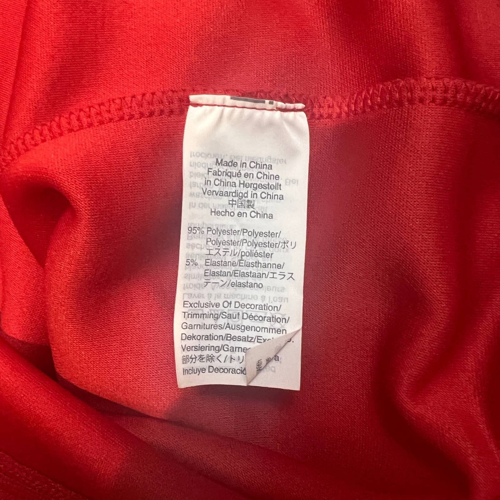 Madewell Madewell Texture + Thread Red Crepe Mock Wrap Top Blouse M Size M / US 6-8 / IT 42-44 - 8 Thumbnail