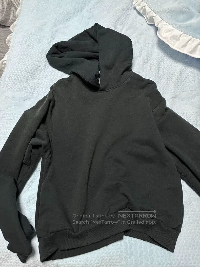 Acne Studios Acne Studios 1996 Dyed Fleece Distressed Hoodie Size XXS / US 00 / IT 34 - 3 Thumbnail