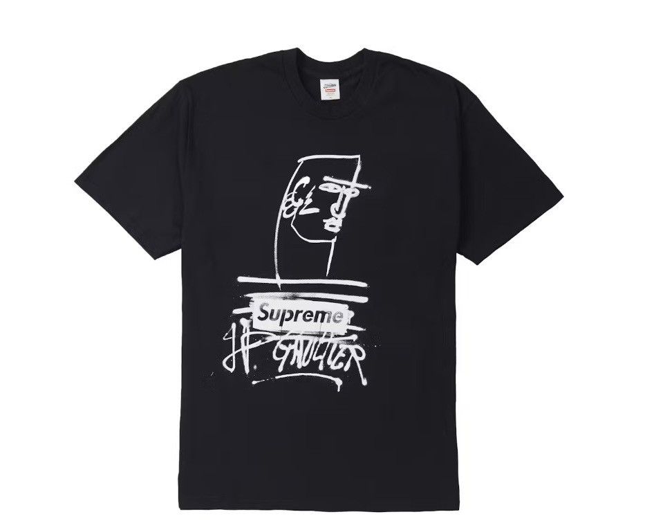 Supreme Supreme X Jean Paul Gaultier Tee 'Black' Size US L / EU 52-54 / 3 - 1 Thumbnail