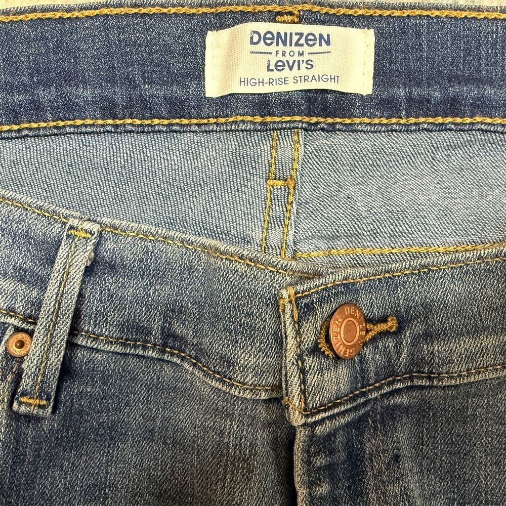 Denizen DENIZEN from Levi's Women's High-Rise Straight Jeans Size 1 Size 34" / US 12 / IT 48 - 4 Thumbnail