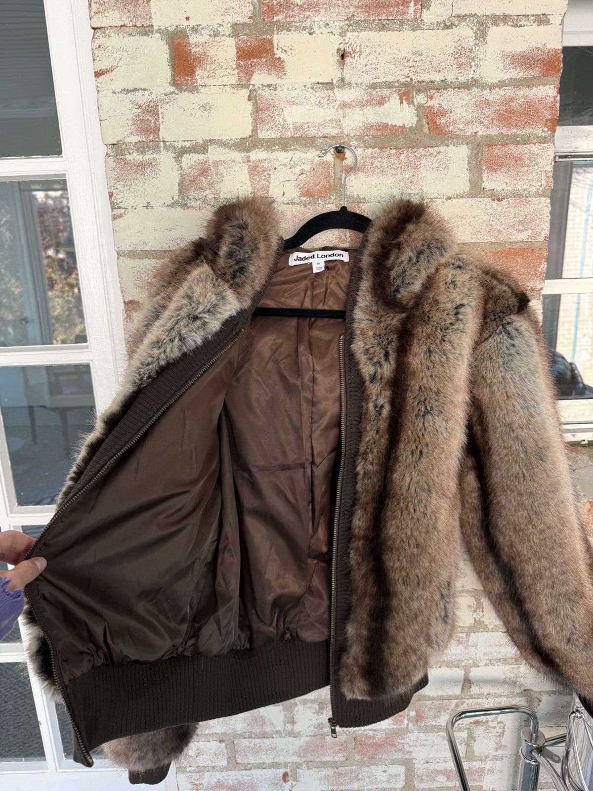 Jaded London Faux Fur Hoodie Size US M / EU 48-50 / 2 - 5 Thumbnail