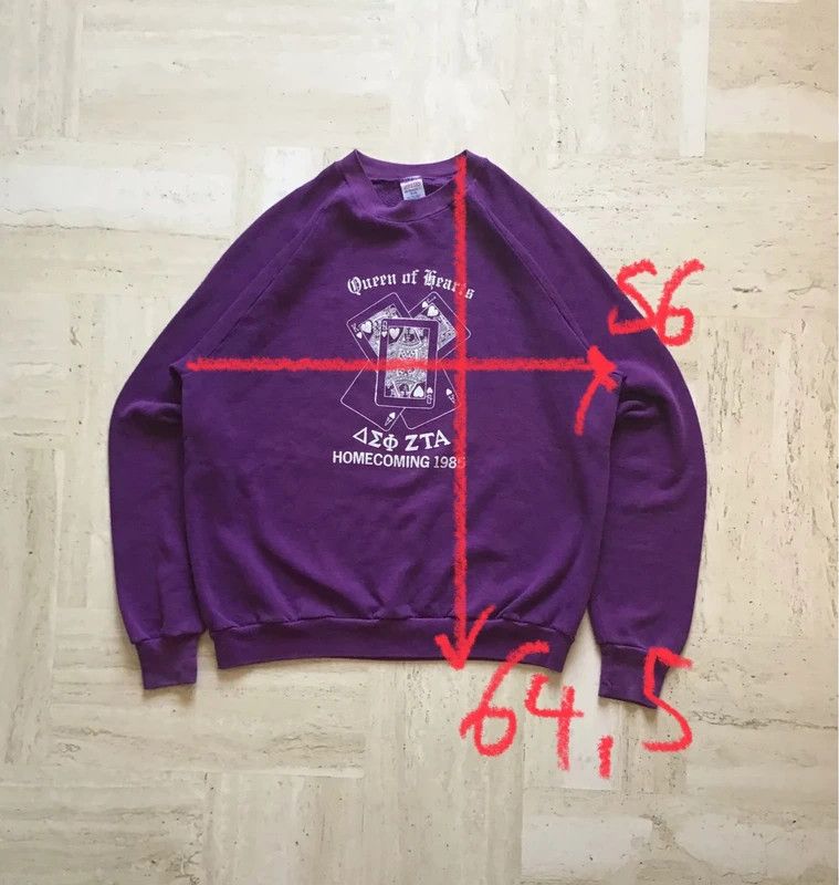 Jerzees Vintage 80s Jerzees by Russell raglan crewneck sweatshirt Size US L / EU 52-54 / 3 - 2 Thumbnail